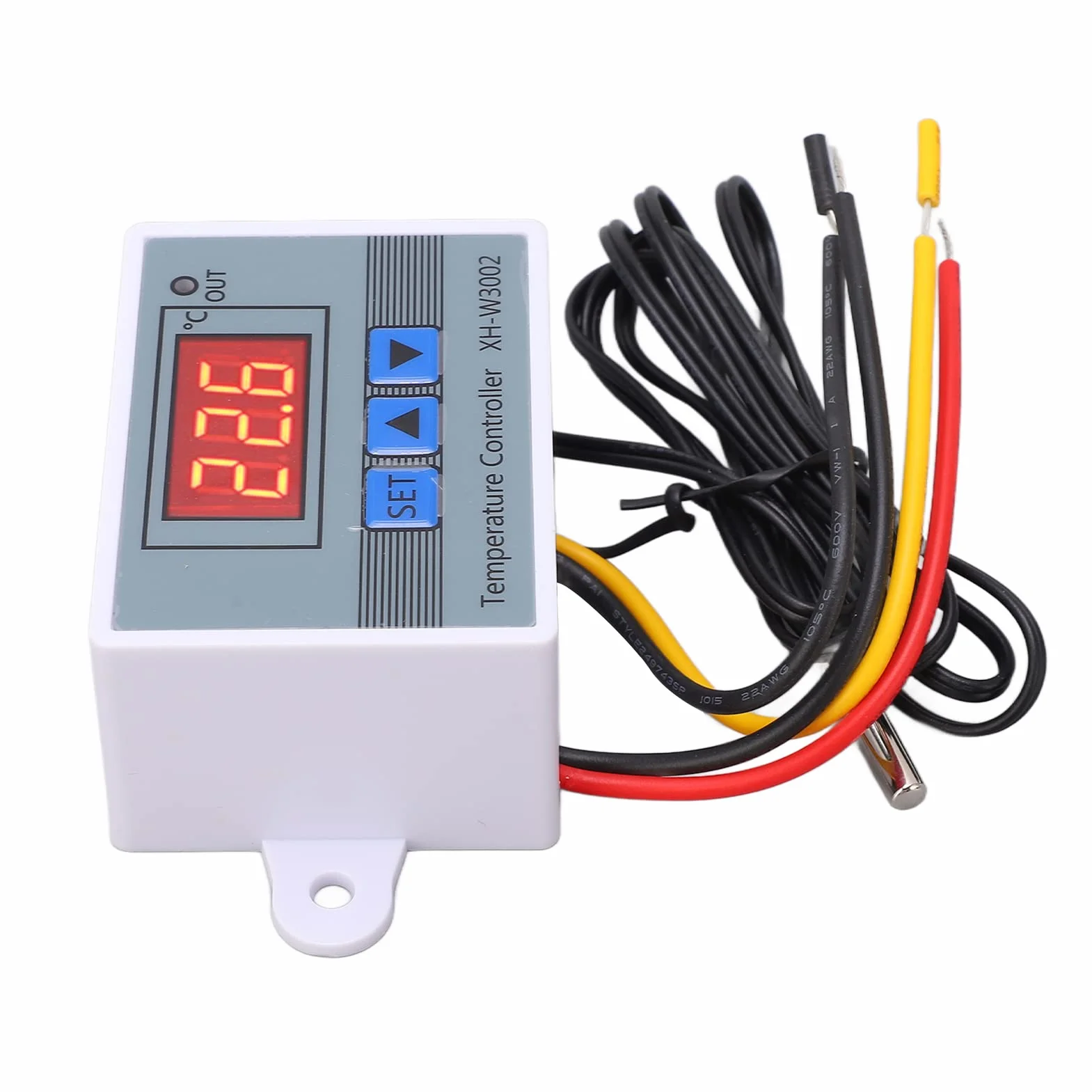 Cyfrowy Regulator Temperatury -50-110 ℃ Przełącznik Ogrzewania i Chłodzenia Termostatu z wodoodporną sondą (12V)