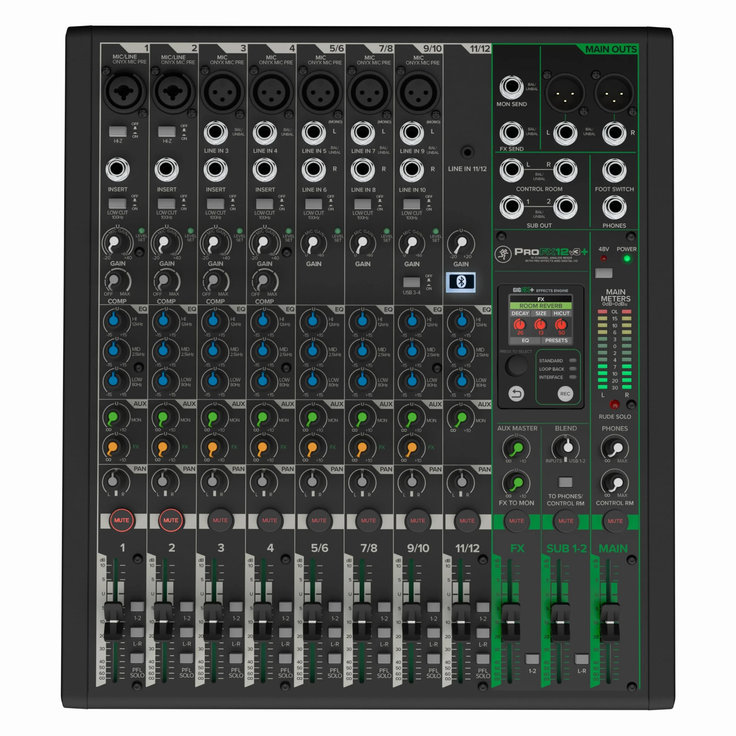 Mackie ProFX12v3+ - Mikser analogowy