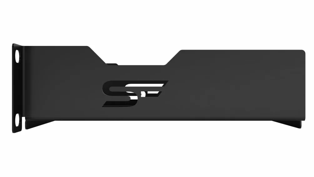 Półka Rack 10 cali 1U 150mm Metal Czarny Perforowana do Szaf Serwerowych i Sieciowych