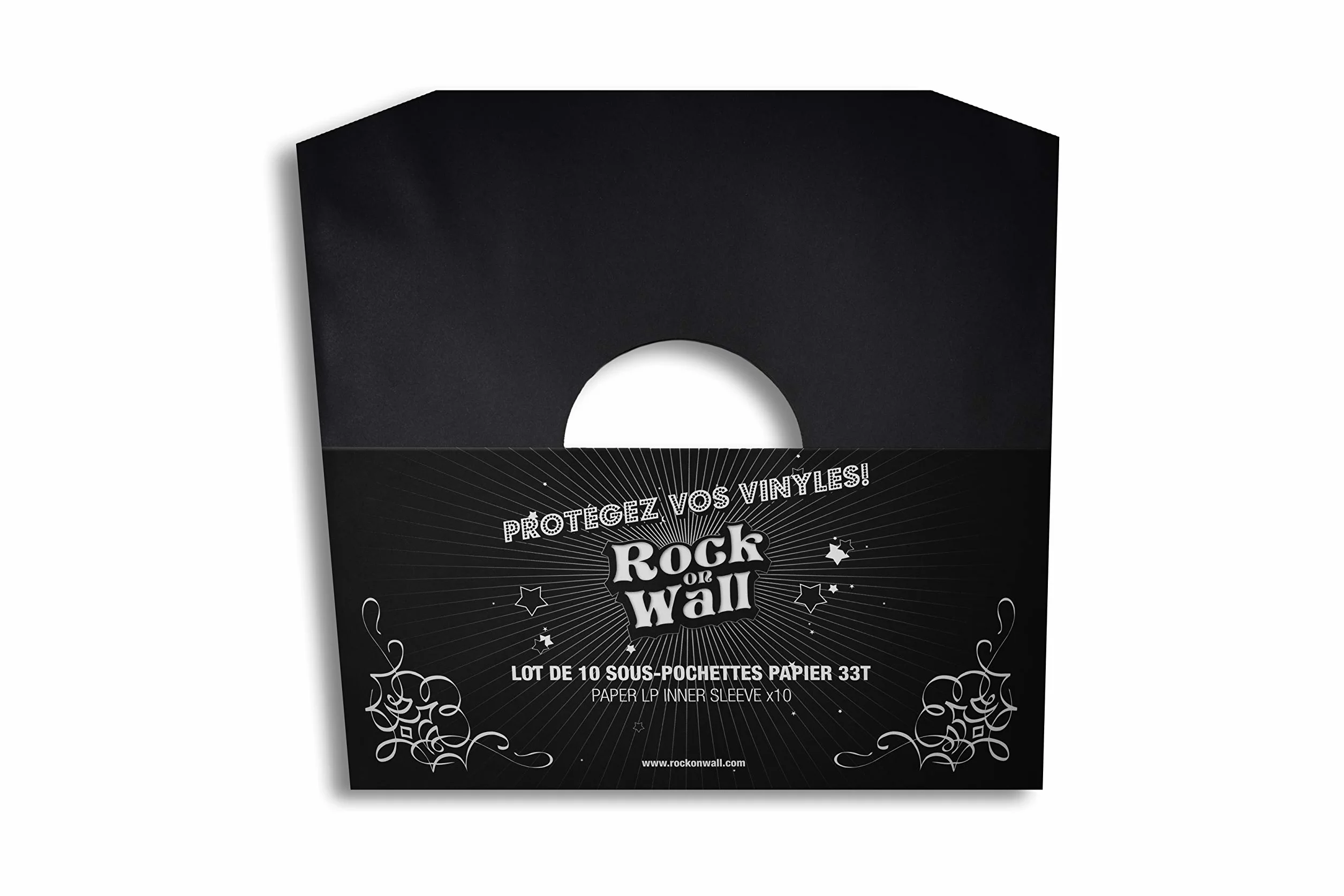 Rock on Wall Ładownica papierowa 33T, czarna, 10 sztuk