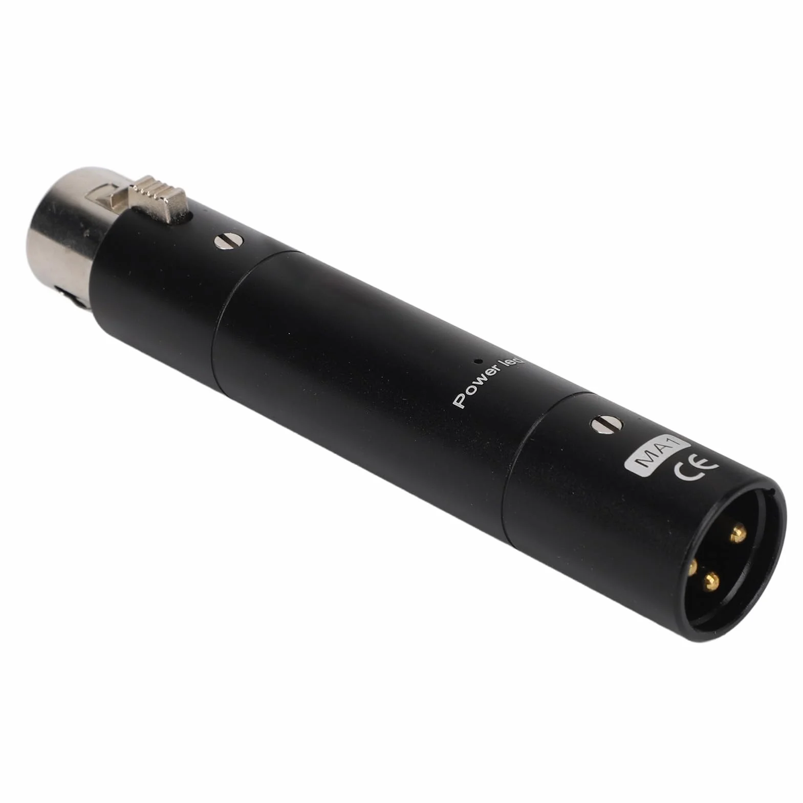 CHICIRIS Aktywny Wzmacniacz MIC z 28db Zysk Bezstronny Wzmocnienie dla Nadawania Transmisji na żywo XLR 3 Pin Złącza Męskiego/żeńskiego (BLACK)