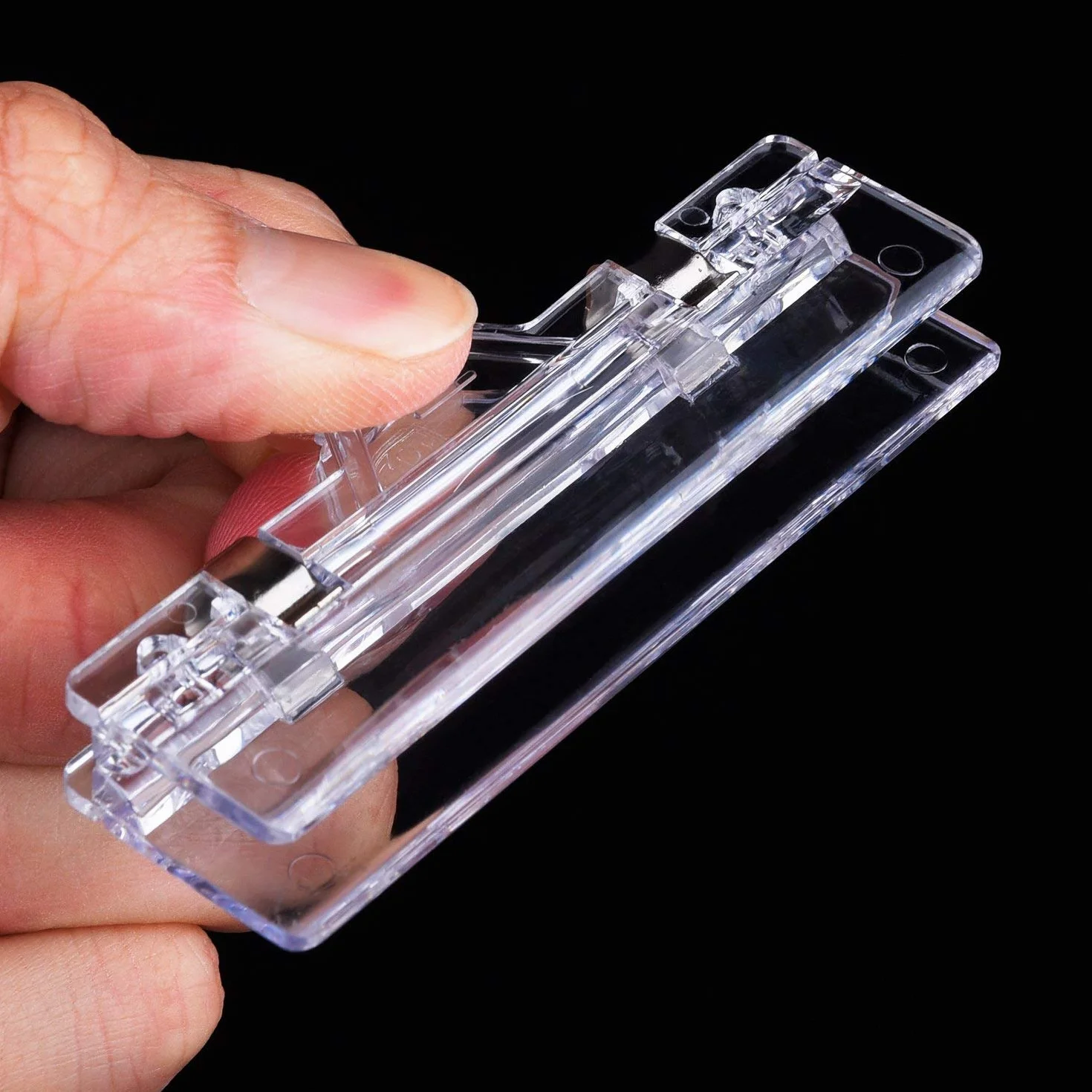 25 sztuk plastikowych obrotowych znaków klipsy znak towar klips ekspozycyjny uchwyt na klips DILISENnd, przezroczysty