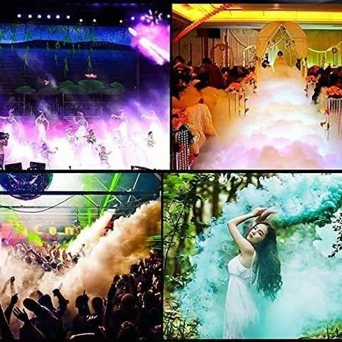 Pistolet LED Party - CO2 Kriogeniczny pistolet ręczny z efektem strumienia DJ do klubu nocnego, kolorowy wąż gazowy