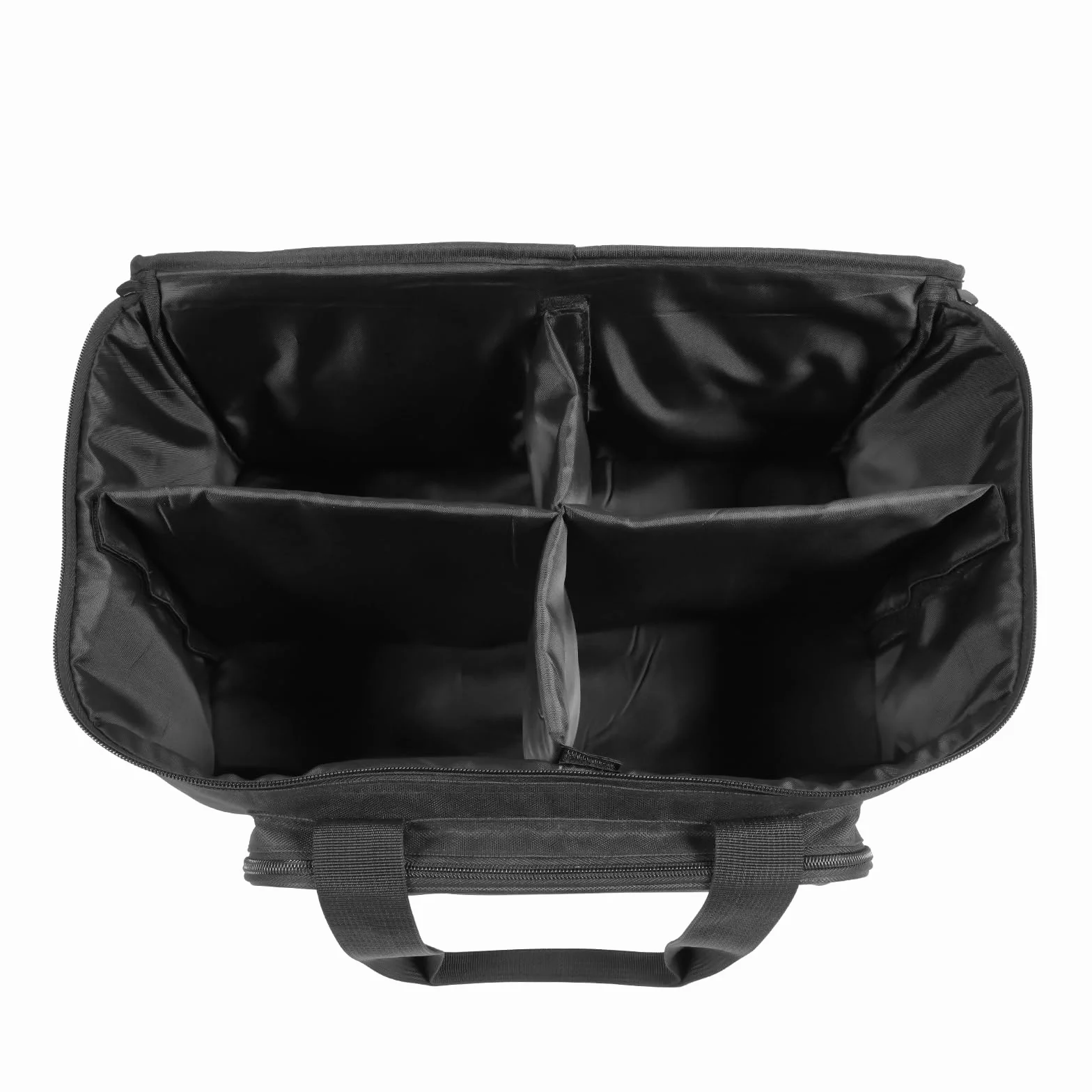 DJ Par Bag torba na 4 sztuki, 36 diod LED z dwustronnym, gładkim zamkiem błyskawicznym, antypoślizgowy spód, wodoszczelna torba z PCW z tkanego materiału Oxford