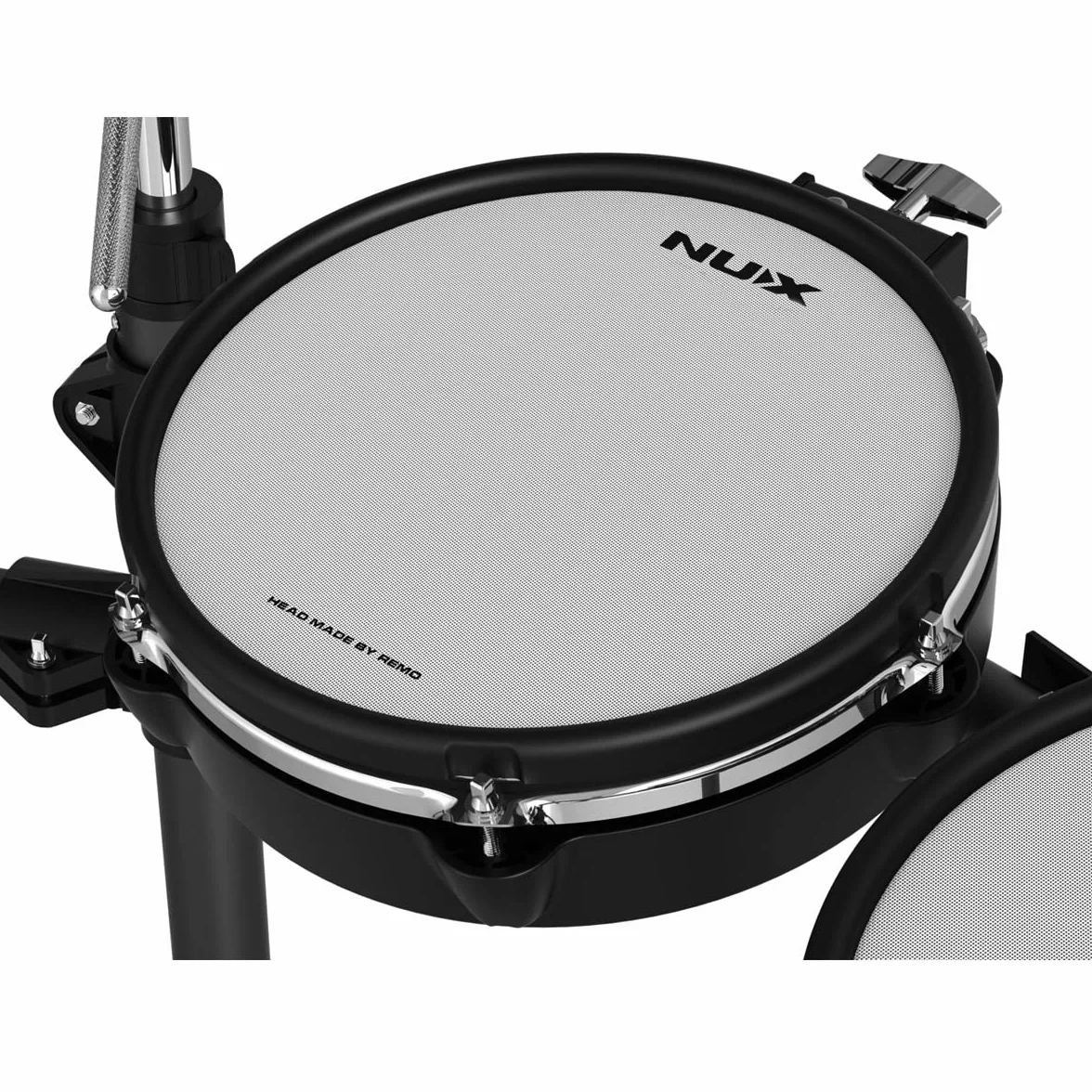 NUX DM-8 cyfrowy zestaw perkusyjny, autentyczne wrażenia akustyczne, realistyczne, ekspresyjne granie, solidny system regałów