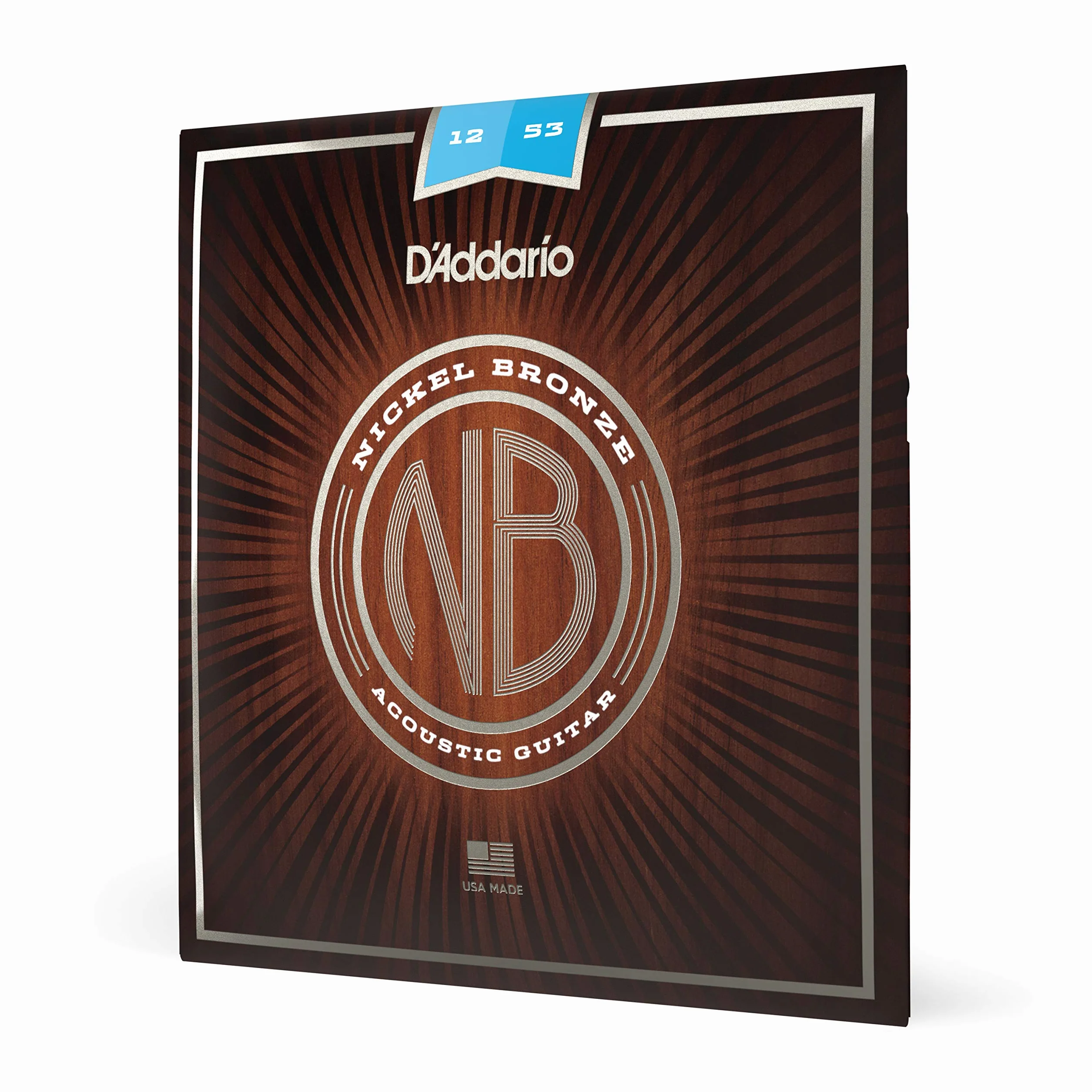 D'Addario NB1253 12-53 Nickel Bronze Acoustic Light - Struna do gitary akustycznej