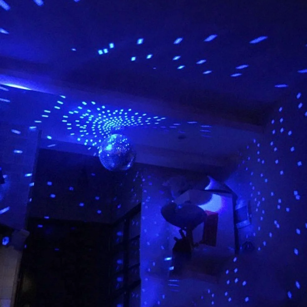 Pinspot Led Light, 3w Bule Led Light Beam Pinspot Lustrzany Odbłyśnik Kulowy do Disco Mirror Ball