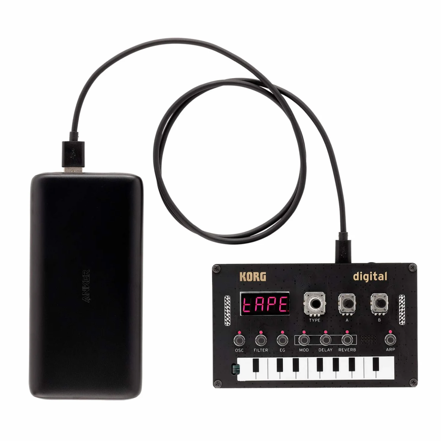 Korg Nu:Tekt Nts-1 Syntezator, Czarny/Biały, L
