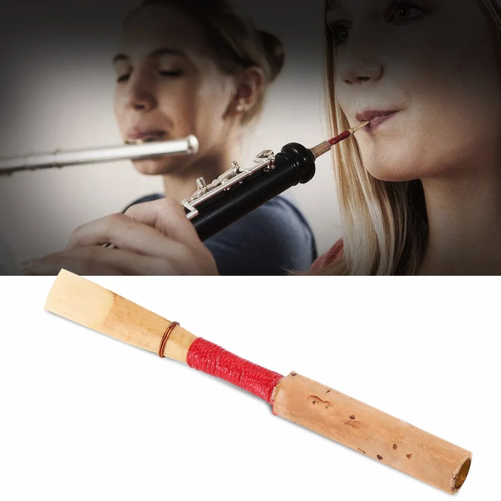 VBESTLIFE Stroiki do oboju, 5 sztuk, Średnia siła, Bambus, Transparentny, Oboe Reeds, C-dur, Classic