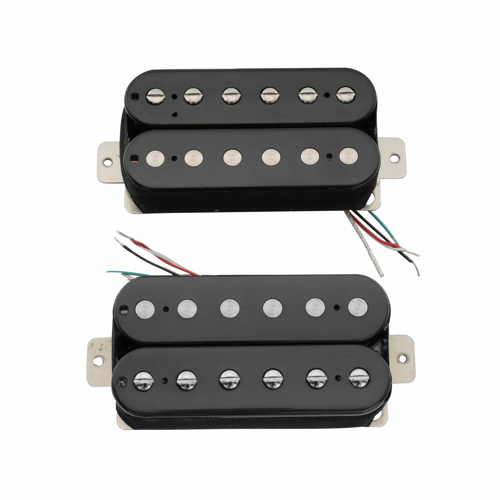 Artec VH-Rock Odsłona Alnico 5 Przetwornik Humbucker Neck Bridge Pickup Set do Gitary Elektrycznej, Czarny