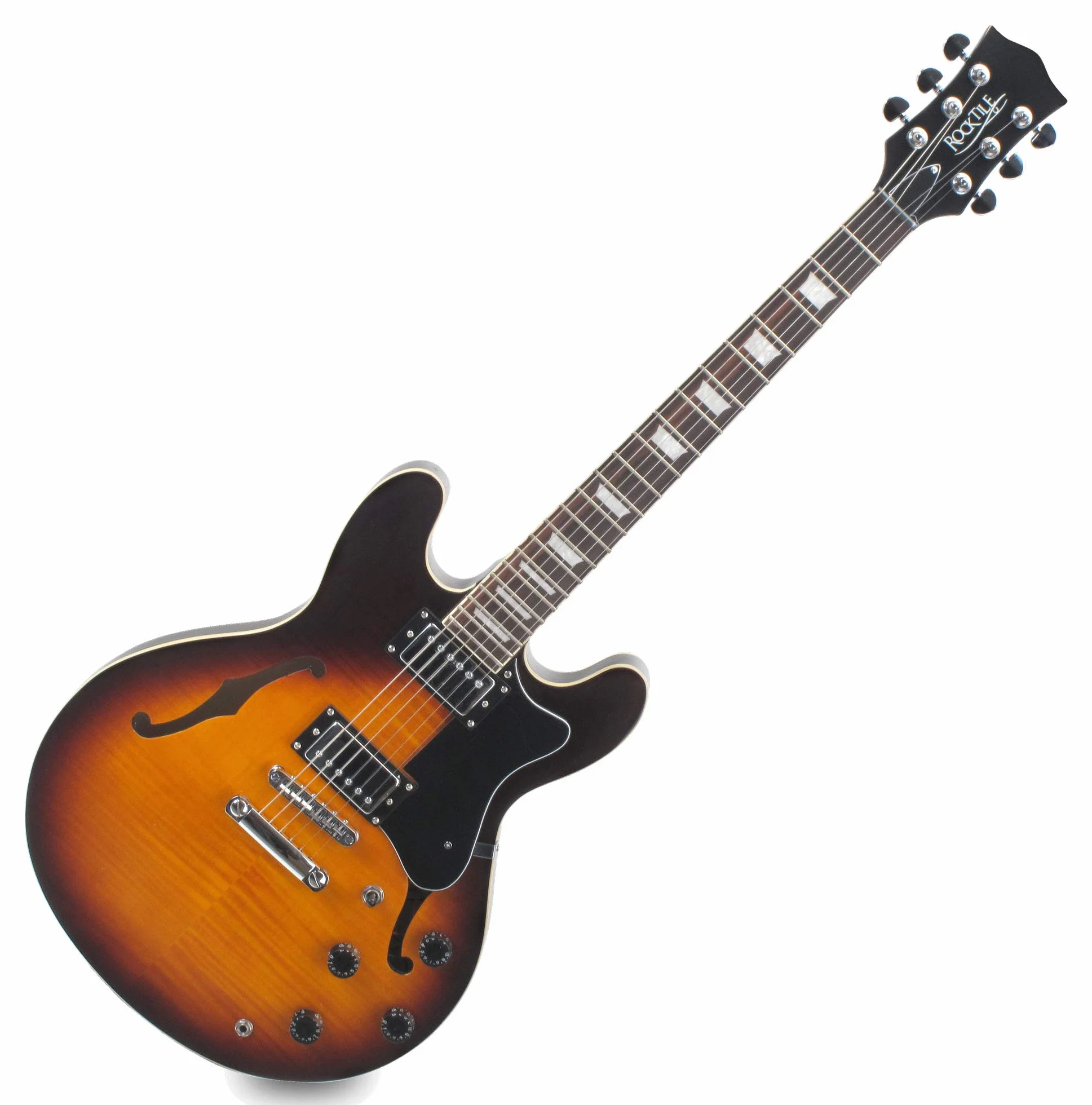 Rocktile Pro Hb100 Gitara Elektryczna, Czarny/Brązowy, ‎4.1 kg