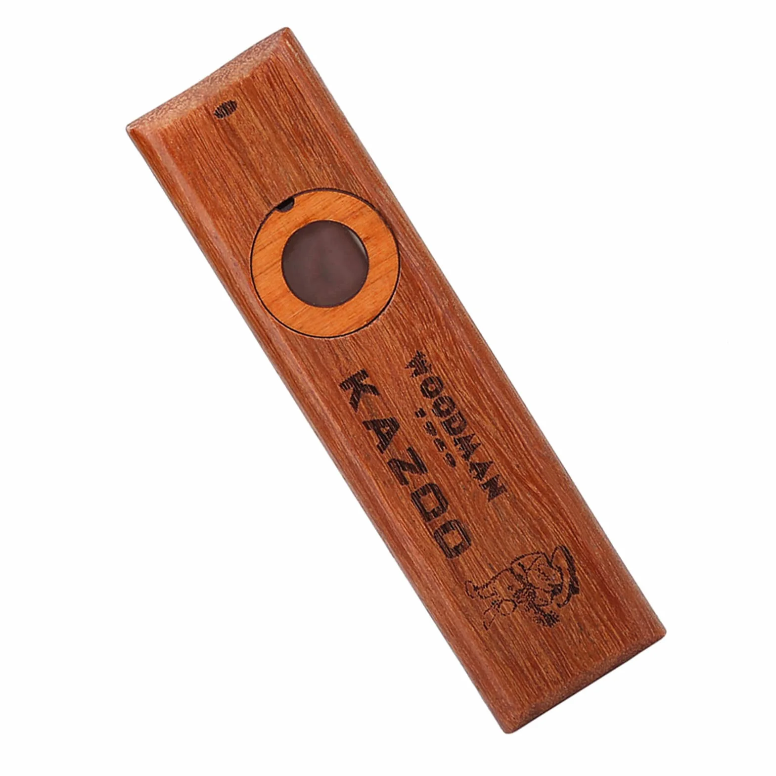 Drewniany Kazoo, Instrument Kazoo, Vintage Drewniany Kazoo Ukulele Partner Gitarowy Łatwy do Nauczenia Instrument Muzyczny