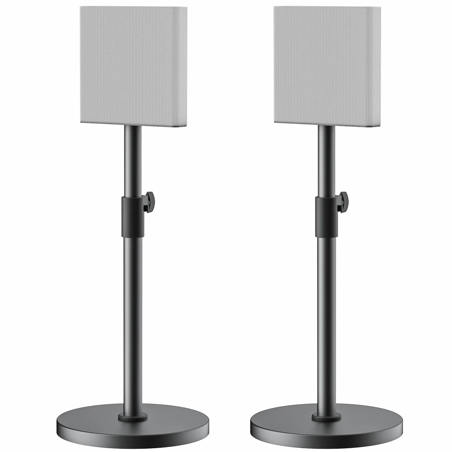 Para stojaków do głośników dla Sony Bravia Theatre Quad HT-A9M2 – Regulowane w wysokości stojaki na głośniki surround dla Sony HT-A9M2 z zarządzaniem kablami (tylko stojaki)