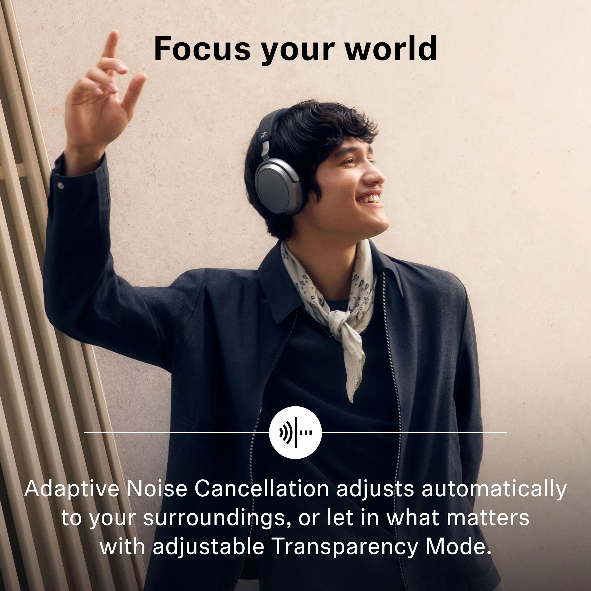Sennheiser MOMENTUM 4 Special Edition - zestaw słuchawkowy z Bluetooth zapewniający krystaliczną czystość dźwięku podczas połączeń, z aktywnym tłumieniem hałasu, Czarny/Miedziany