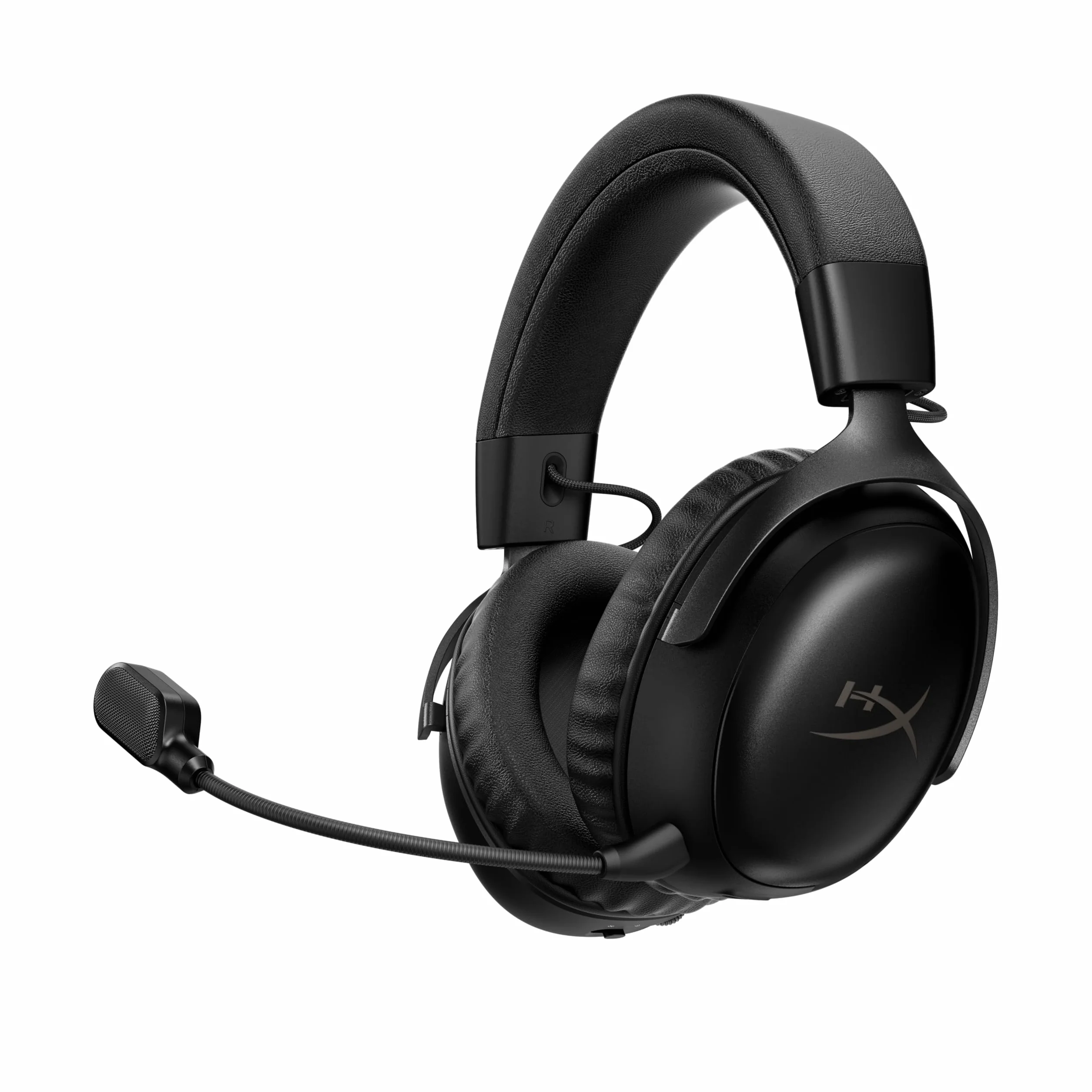 HyperX Cloud III S – bezprzewodowy zestaw słuchawkowy do gier, multiplatforma, 2,4 GHz, Bluetooth, czas pracy baterii do 120 godzin, 2,4 GHz, przetwornik nachylenia 53 mm, zdejmowany mikrofon 10 mm