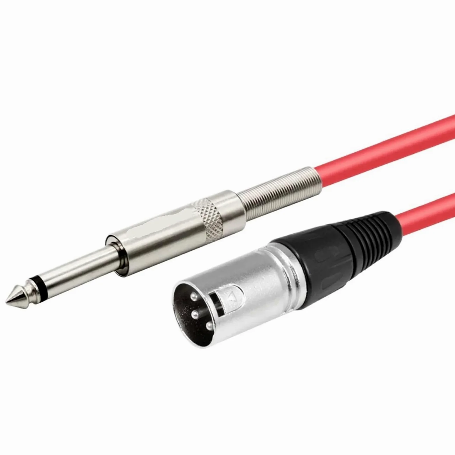 Kabel instrumentalny XLR 3-pinowy do męskiego kabla monofonicznego 6,35 mm (1/4") kabel mikrofonowy (15 m)
