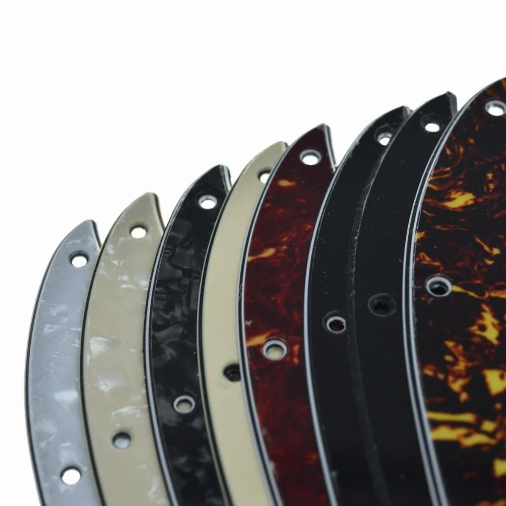 KAISH Lefty 4 String Jazz J Bass Pickguard leworęczny Scrach talerz czarny perłowy