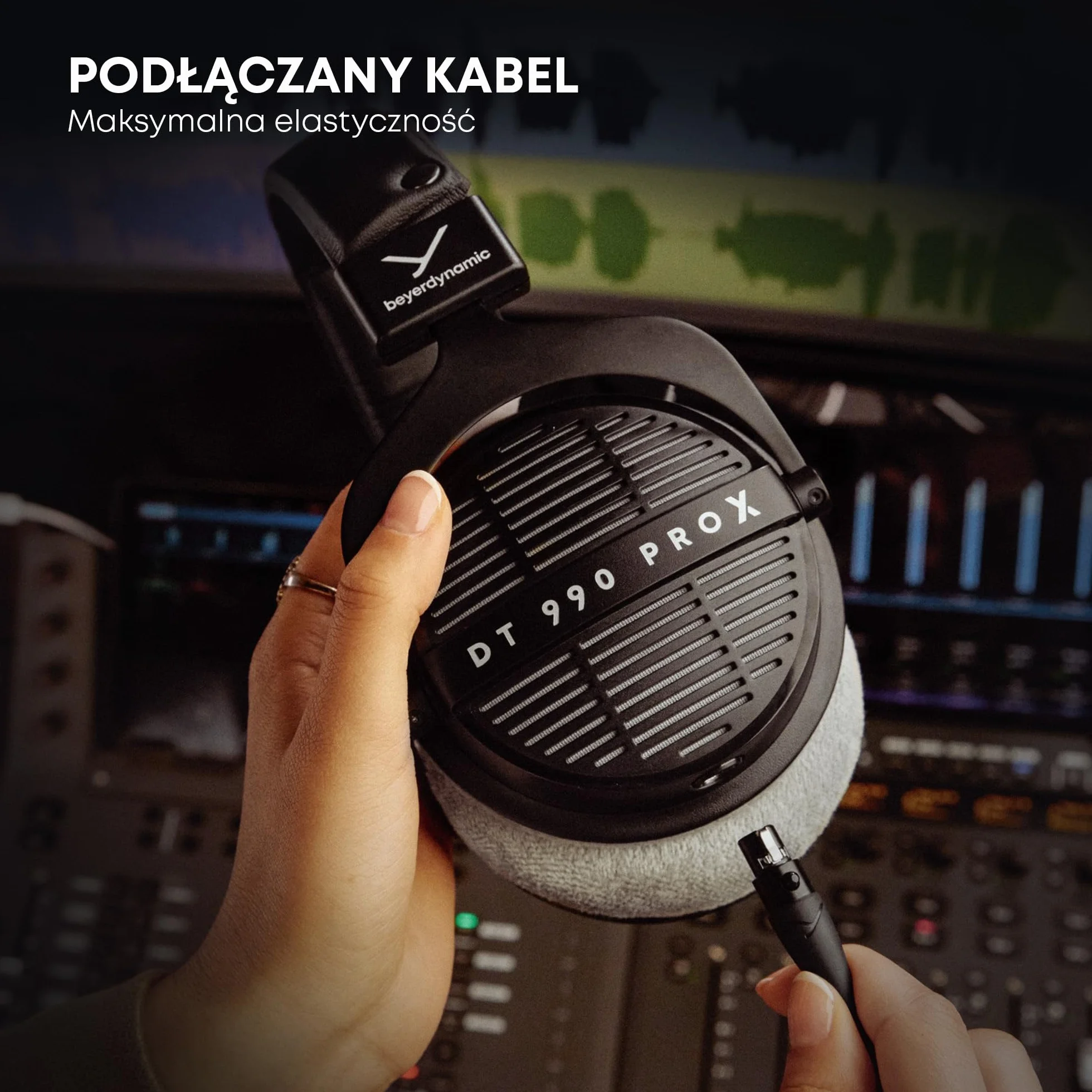 beyerdynamic DT 990 PRO X otwarte, wokółuszne słuchawki studyjne do krytycznego słuchania i edycji (otwarte)
