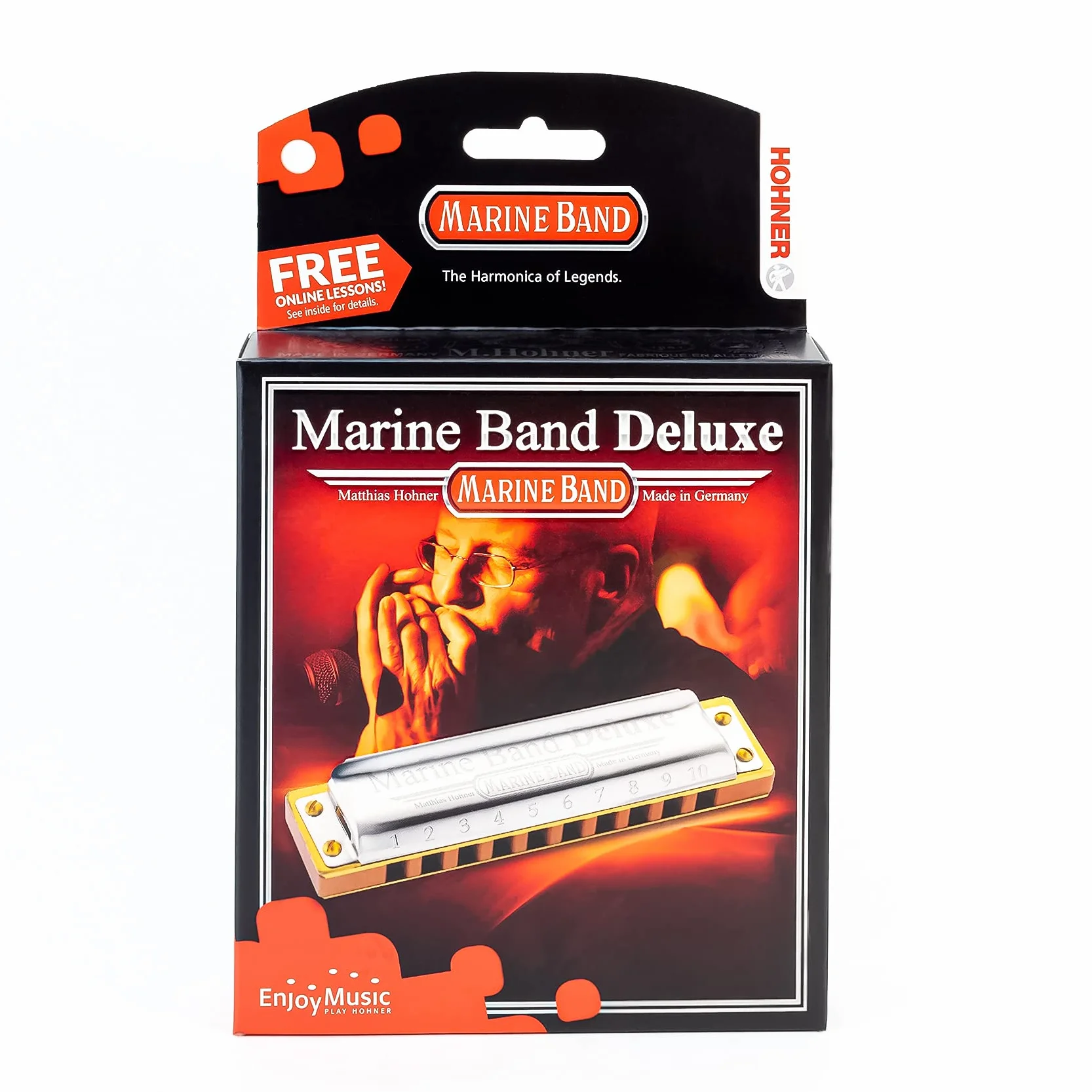 Hohner Marine Band Deluxe M200501 x C Harmonica