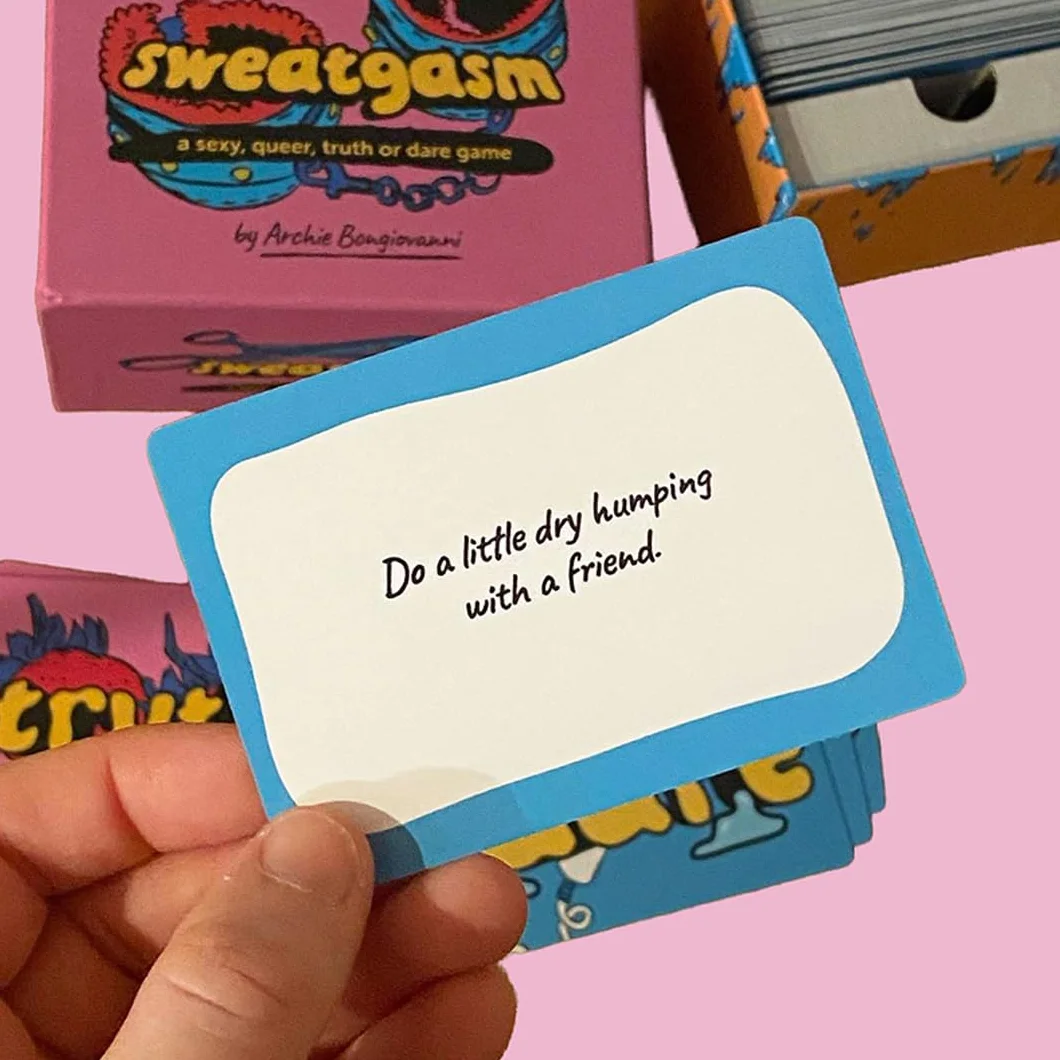 Sweatgasm: a sexy, queer, truth or dare game