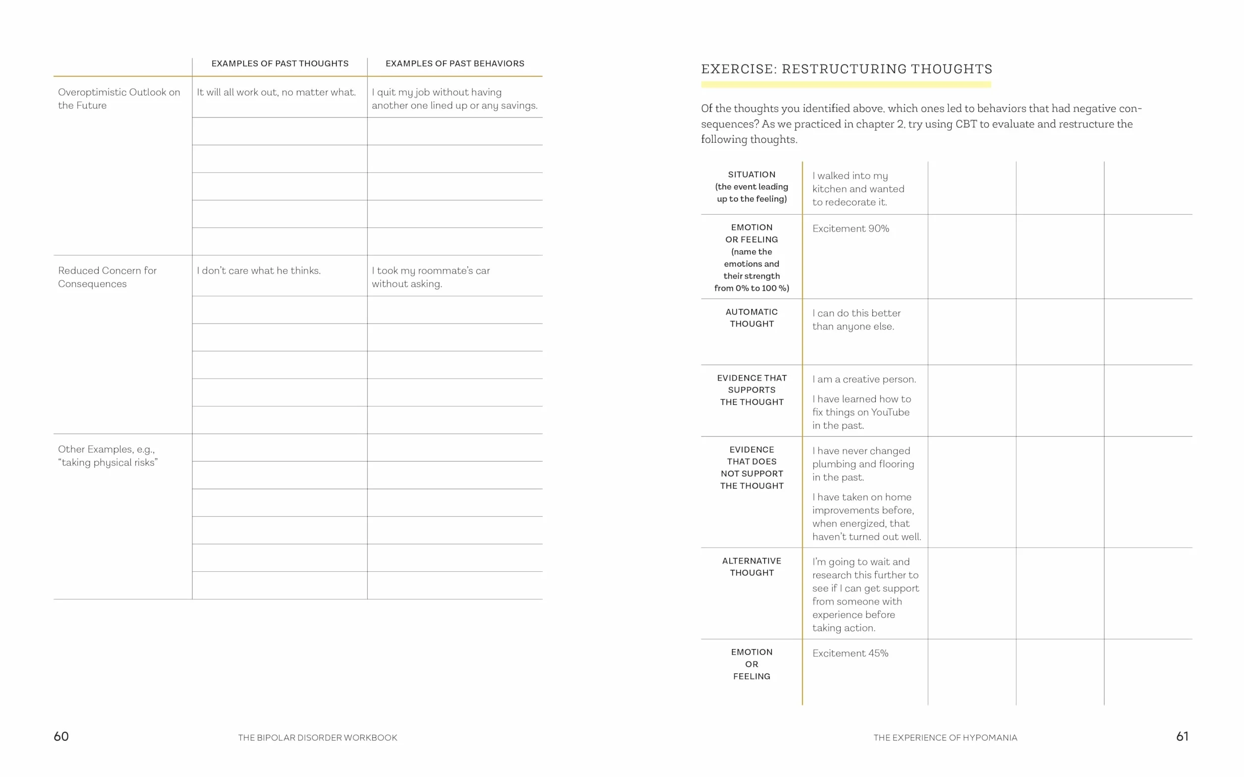The Bipolar Disorder Workbook: Powerful Tools and Practical Resources for Bipolar II and Cyclothymia