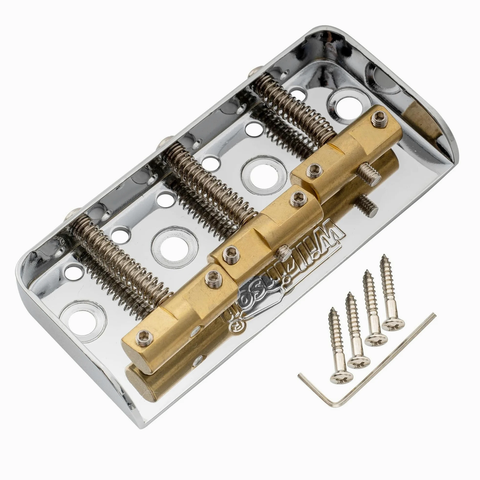 mostek gitarowy Mostek krótki 54 mm mosiądz 3 siodełka do gitary elektrycznej z przetwornikiem typu humbucker