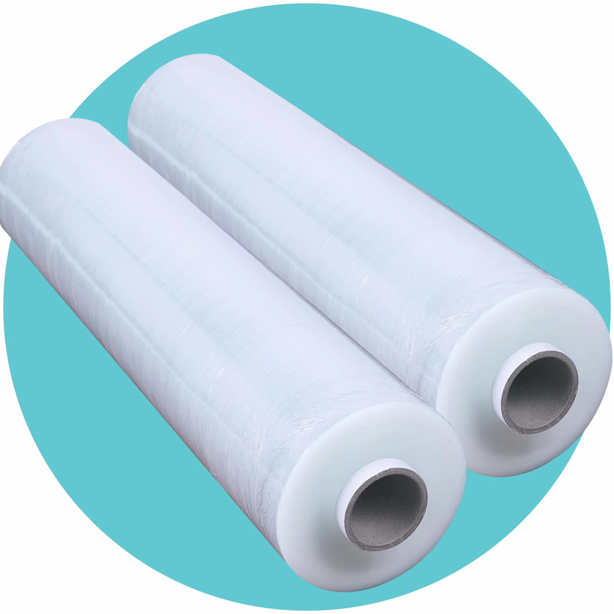 Triplast Rozciągliwa rolka do pakowania palet (400 mm x 250 m) – ilość i kolor, wytrzymała plastikowa folia termokurczliwa i mocna przemysłowa folia spożywcza do przeprowadzek i pakowania magazynowego
