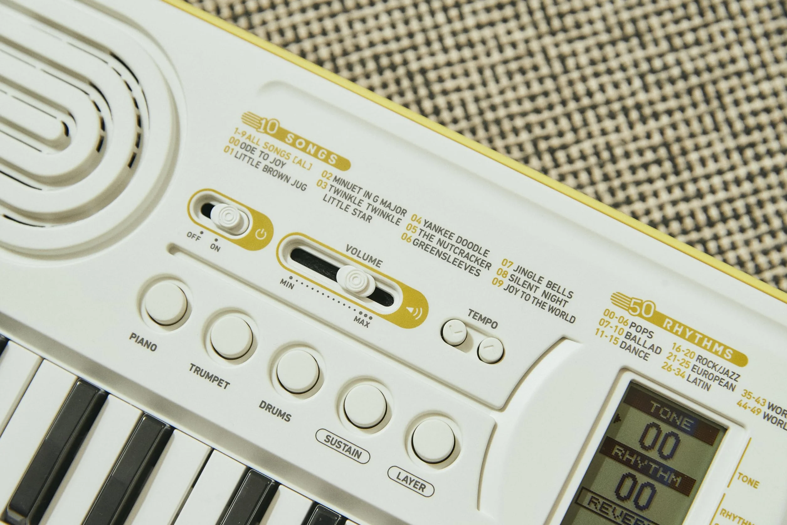 Casio SA-80 Keyboard biało-zielony