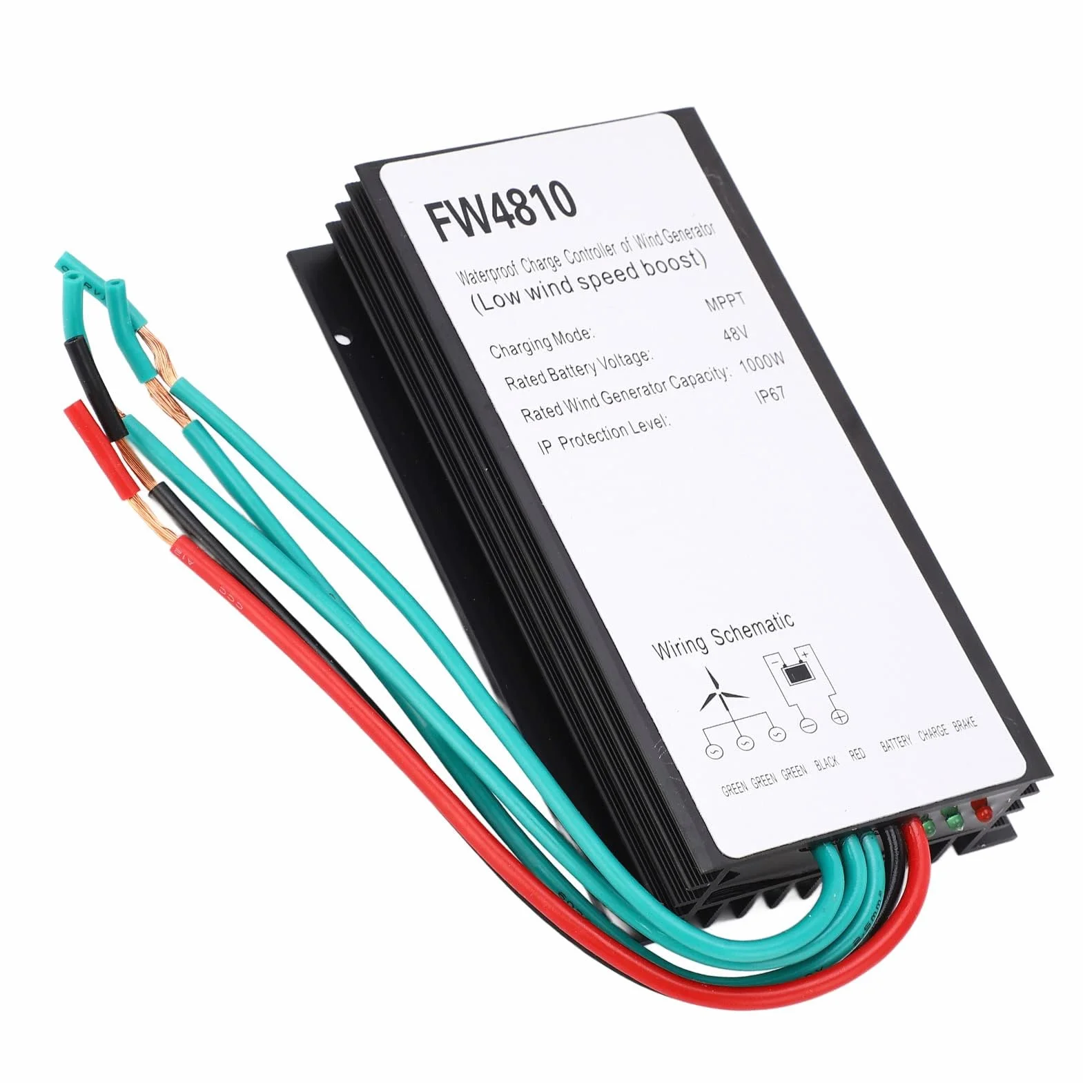 FW4810 1000W Kontroler ładowania Wiatru MPPT Kontroler 48V IP67
