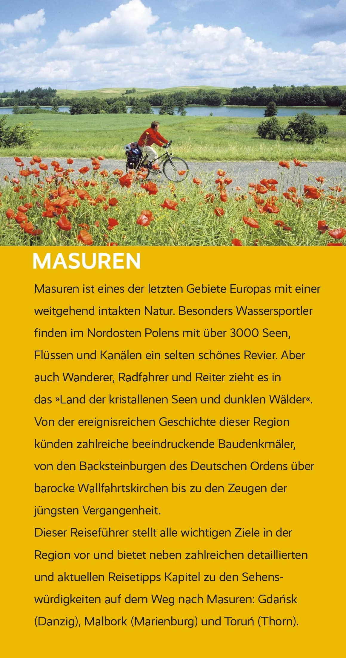 TRESCHER Reiseführer Masuren: Mit Marienburg, Danzig und Thorn