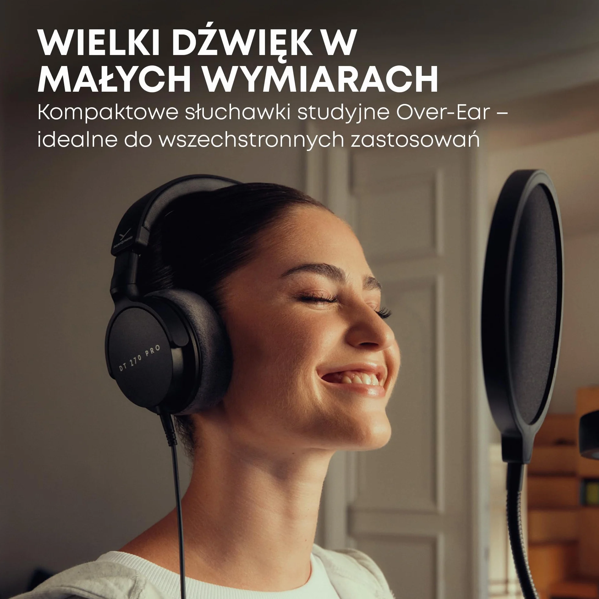 beyerdynamic DT 270 PRO Kompaktowe, wokółuszne słuchawki studyjne do nagrywania i monitoringu