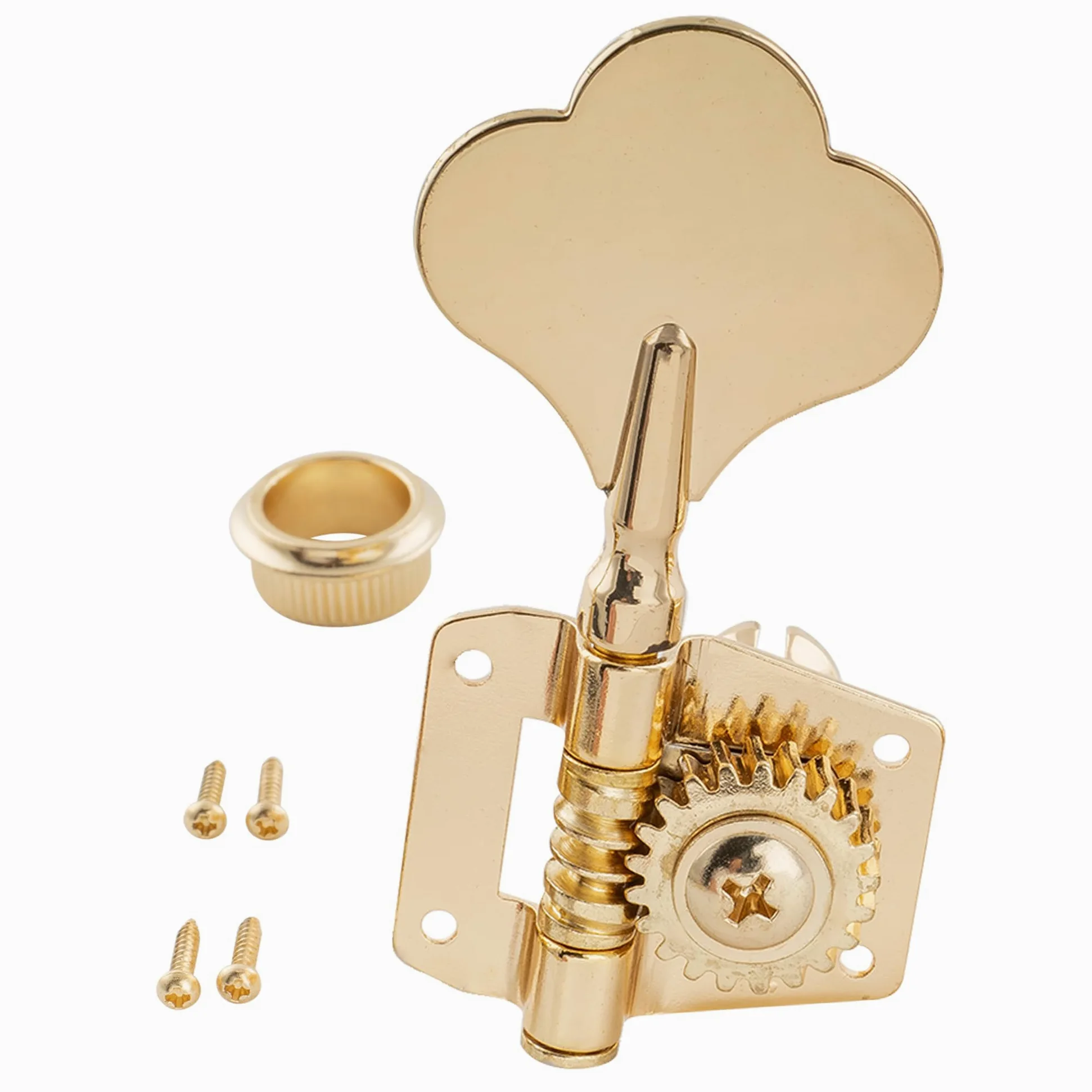 Musiclily Pro 4 w Linii Klucze Basu Tunery Kołki do Strojenia do Gitary Basowej Precision Jazz Bass, Złoty