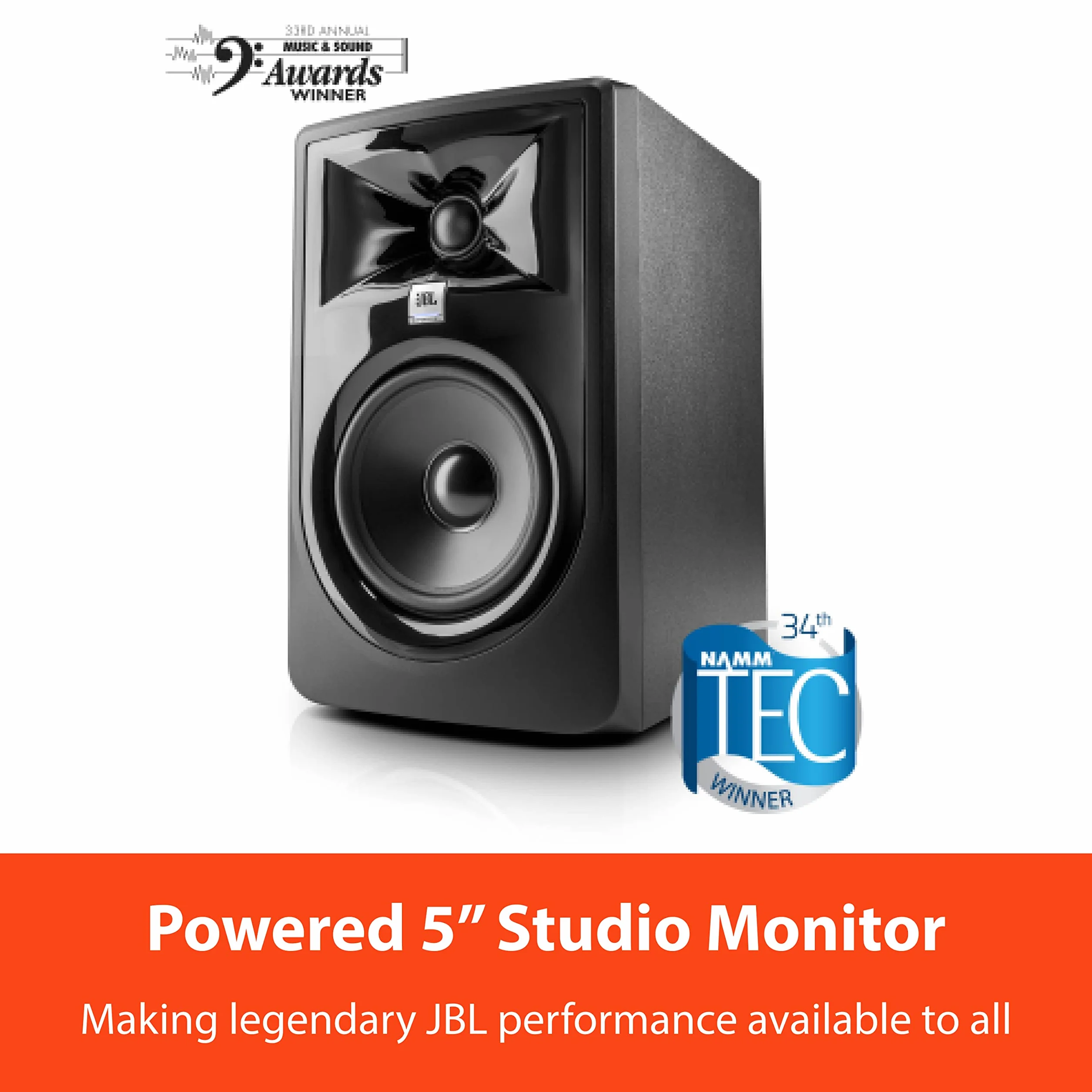 JBL 305P MKII Active Studio Monitor 5-calowy głośnik niskotonowy