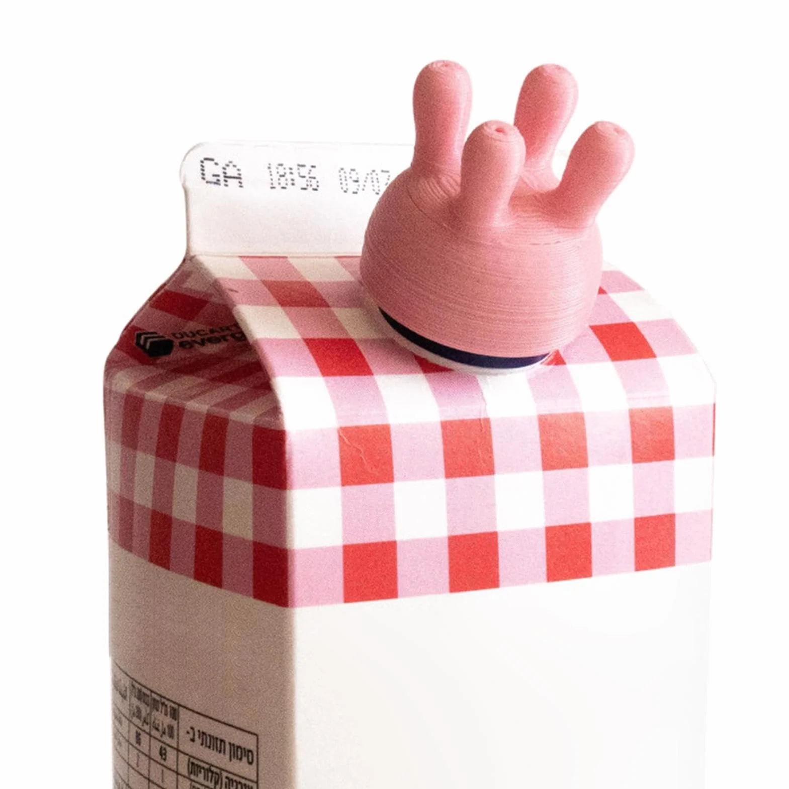 Cow Udder Milk Cap, opakowanie na mleko krowy, zabawne zamknięcie na butelkę z mlekiem, zawijarka do mleka w pudełku, maszyna do dojenia, pokrywka kartonowa na mleko, lejek, 1 sztuka