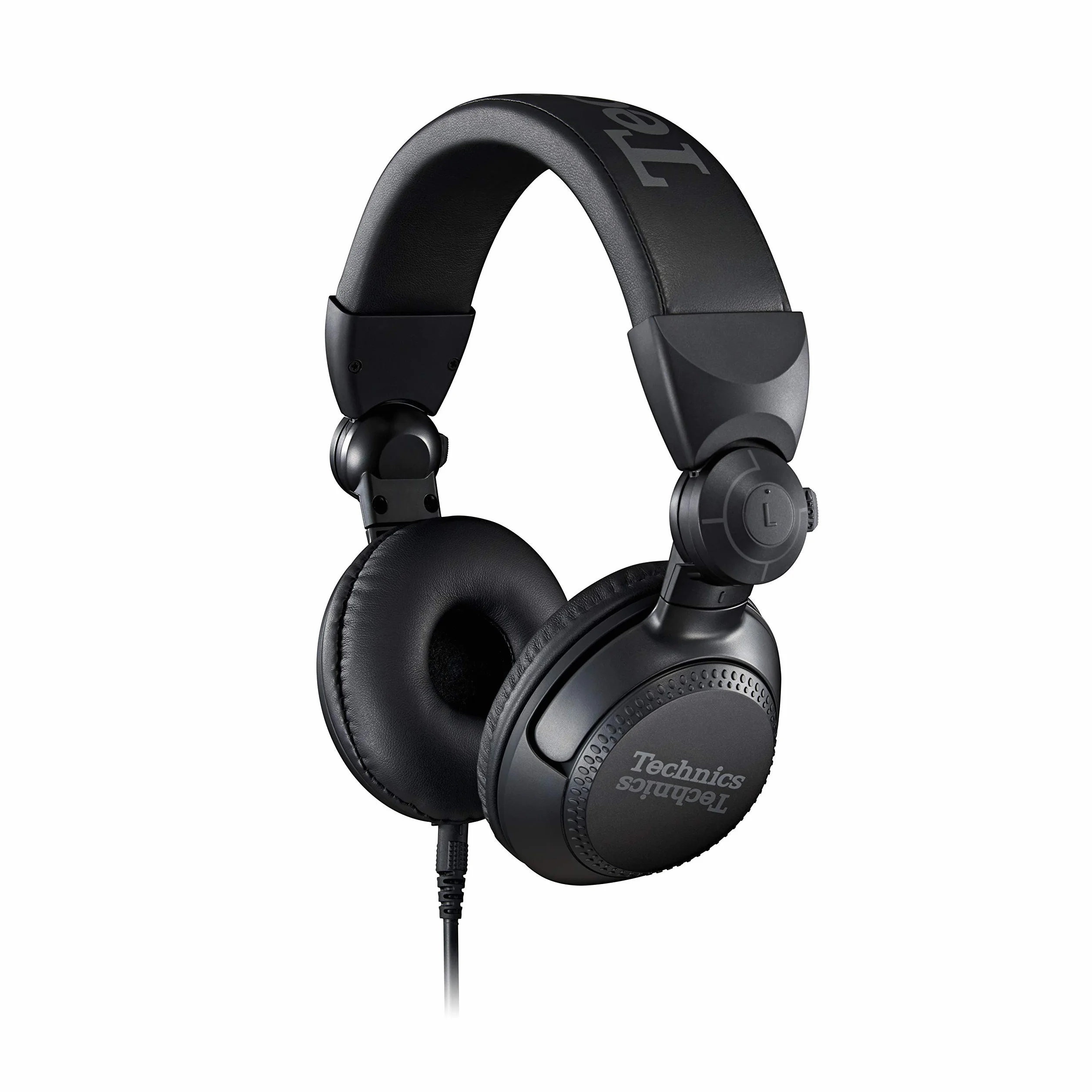 Technics EAH-DJ1200EK Nauszne Profesjonalne Słuchawki Przewodowe DJ, Czarny, 1 Zestaw