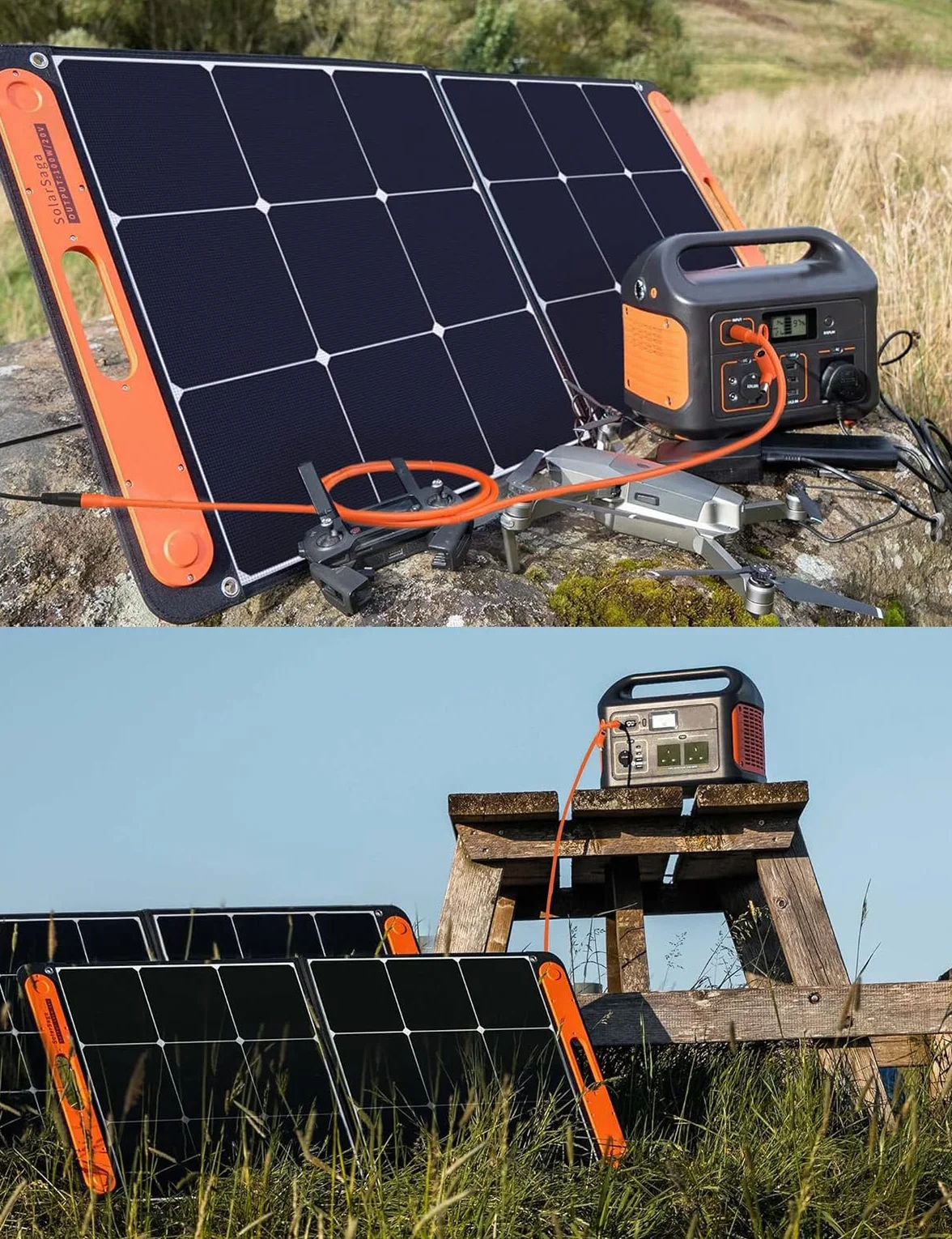 Tonton DC Extension Cable 9 m, DC7909 Kabel przedłużający panel słoneczny z adapterem DC8020, kompatybilny z GZ Yeti Aker Jackery Solar Generator, przenośną stacją zasilania i panelami słonecznymi,