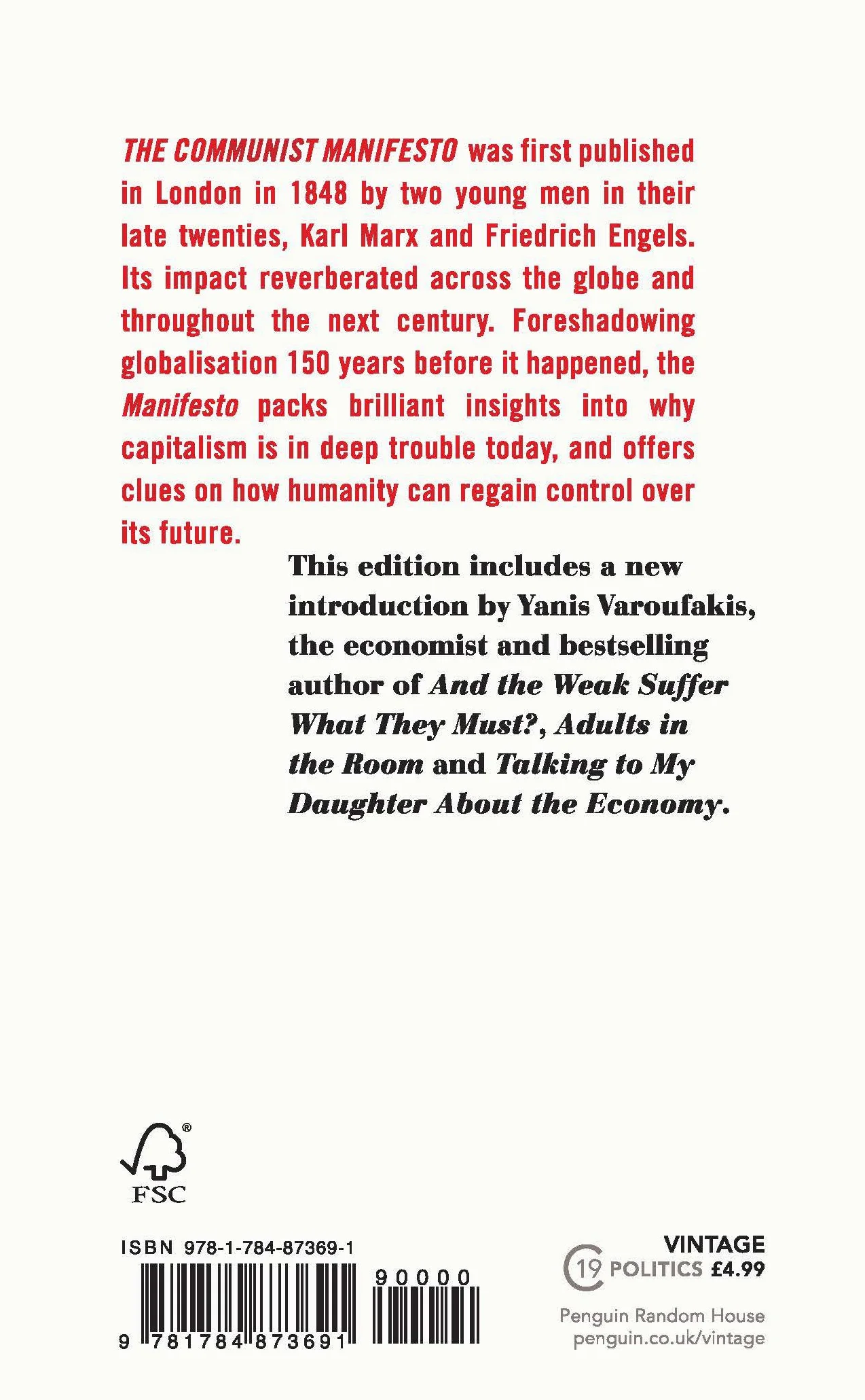 The Communist Manifesto: with an introduction by Yanis Varoufakis