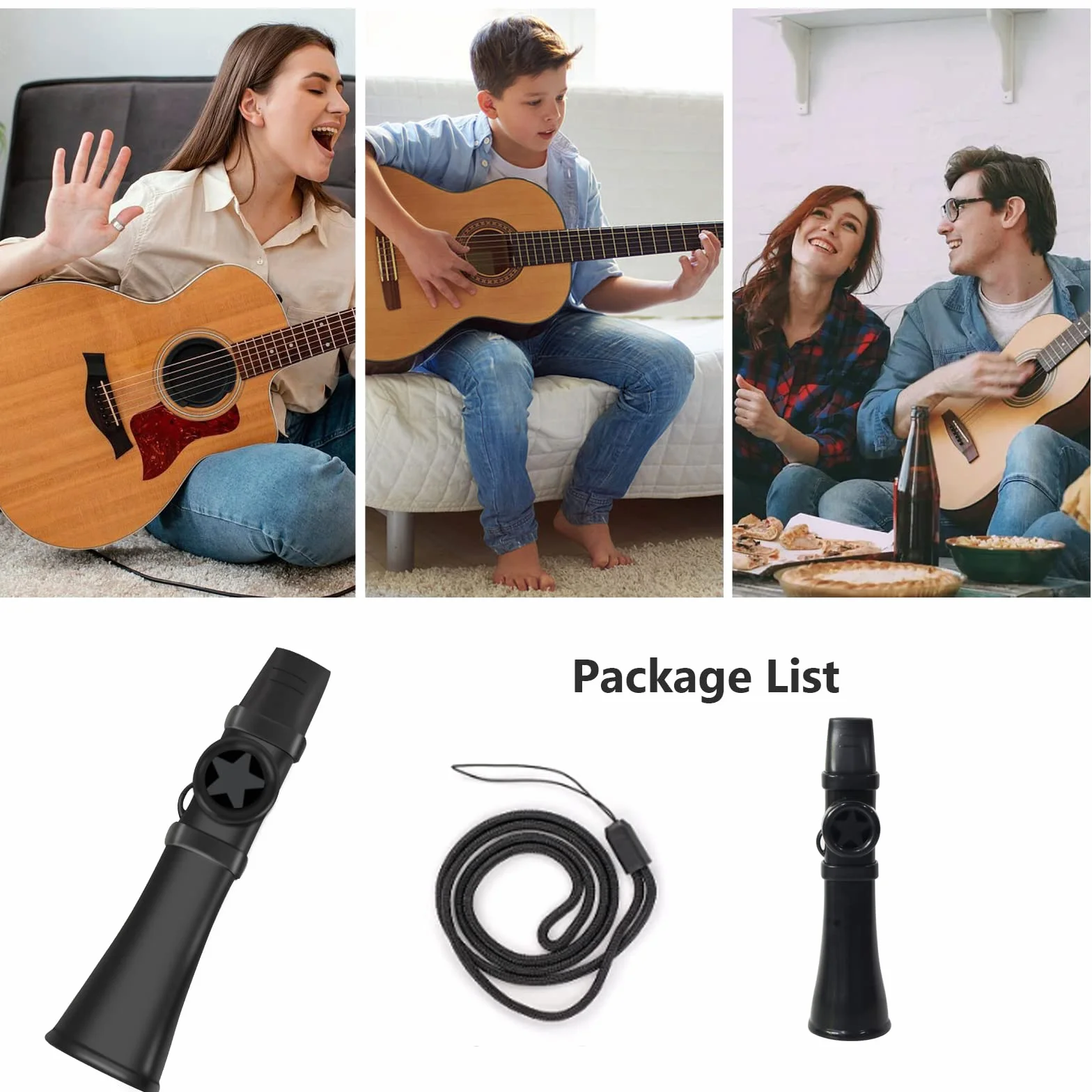 Profesjonalne Kazoo, Saksofon, łatwy do nauki instrument zobo, świetna jakość dźwięku, świetny dla młodszych i starszych, świetny akompaniament do gitary ukulele na imprezach