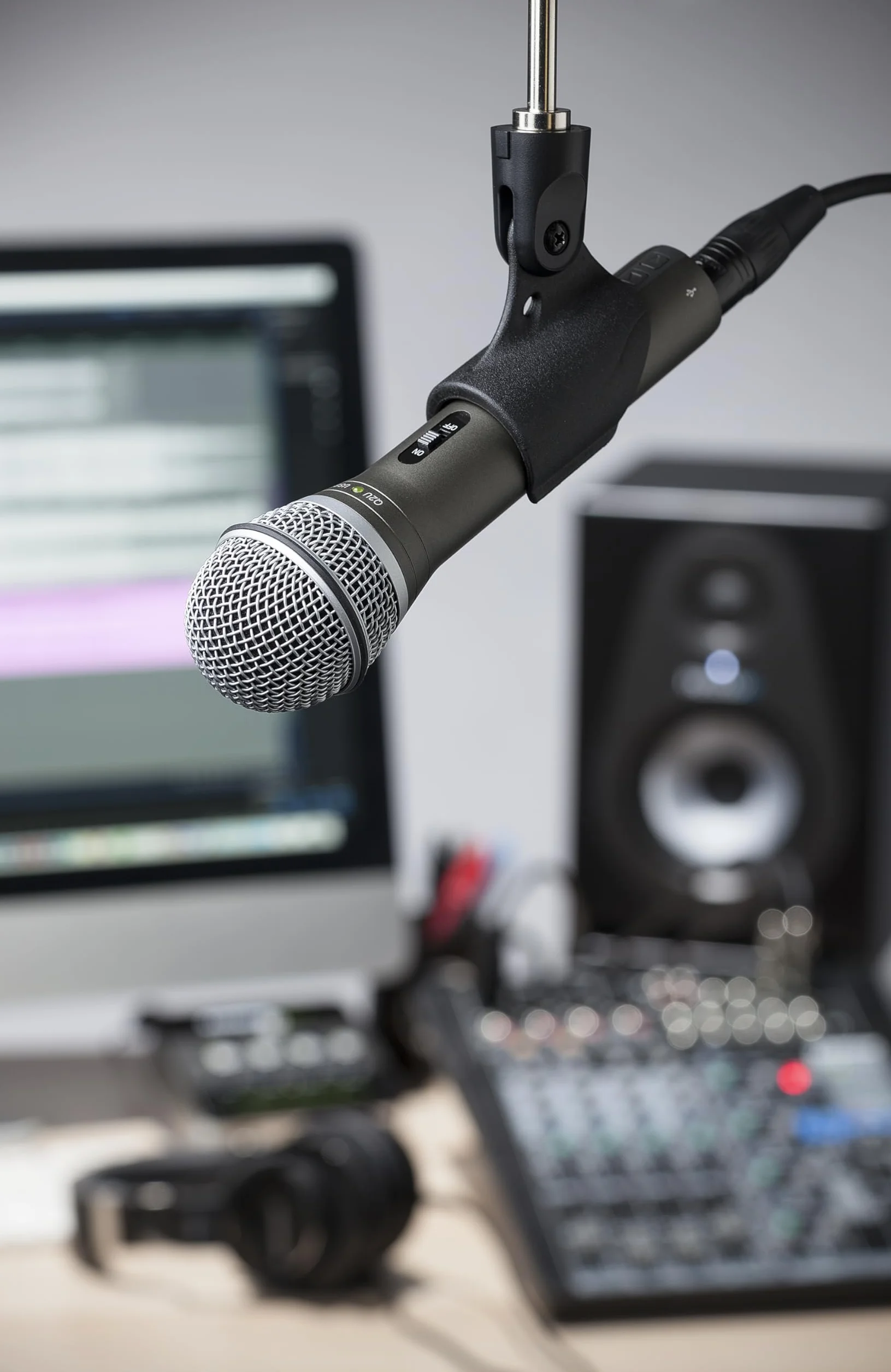 Samson Q2U USB/XLR Dynamiczny mikrofon podcastowy pakiet nagrywania szary