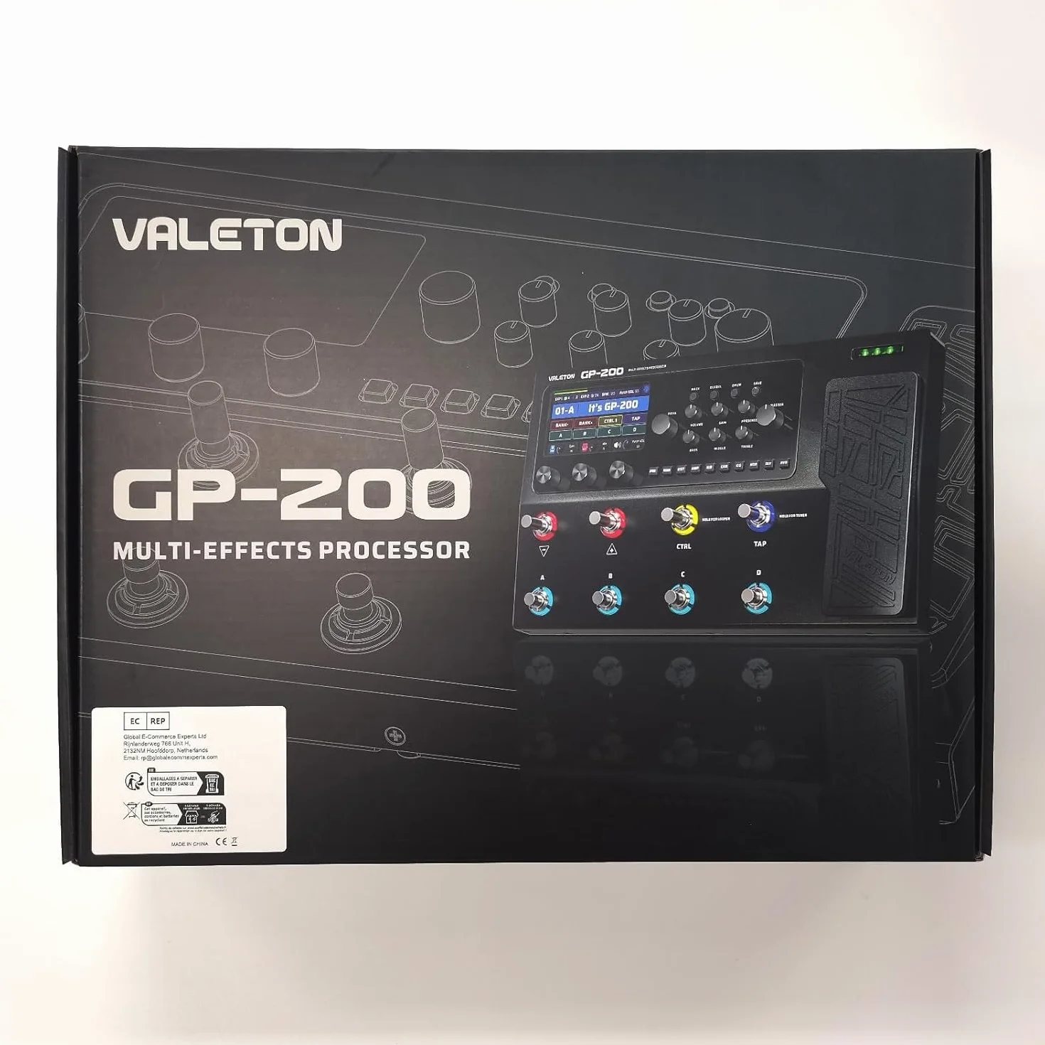 Valeton GP-200 - Multiefekt gitarowy