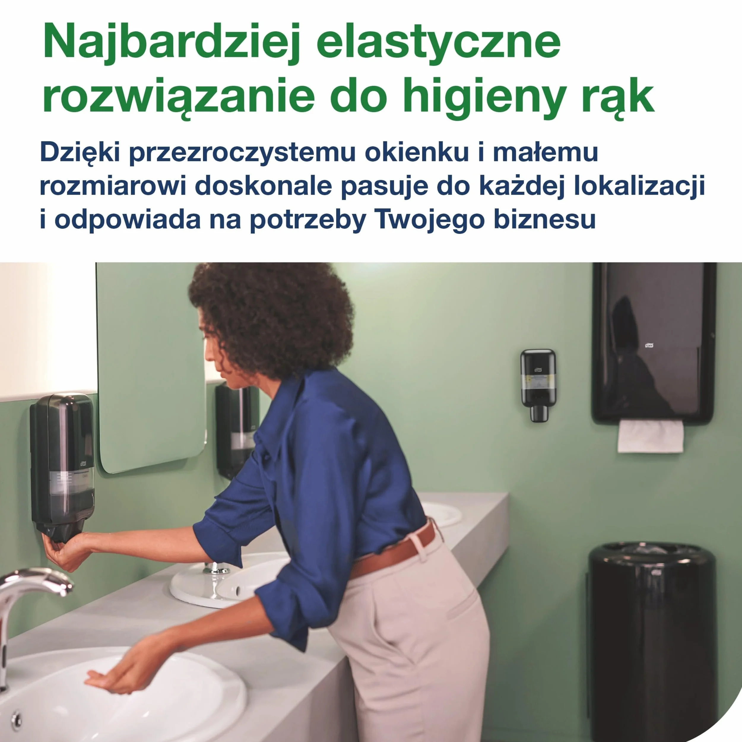 Tork mini dozownik do mydła i środków dezynfekujących czarny S5, wkłady w pianie, płynie, żelu i balsamie, linia Elevation, 565208, 6 sztuk