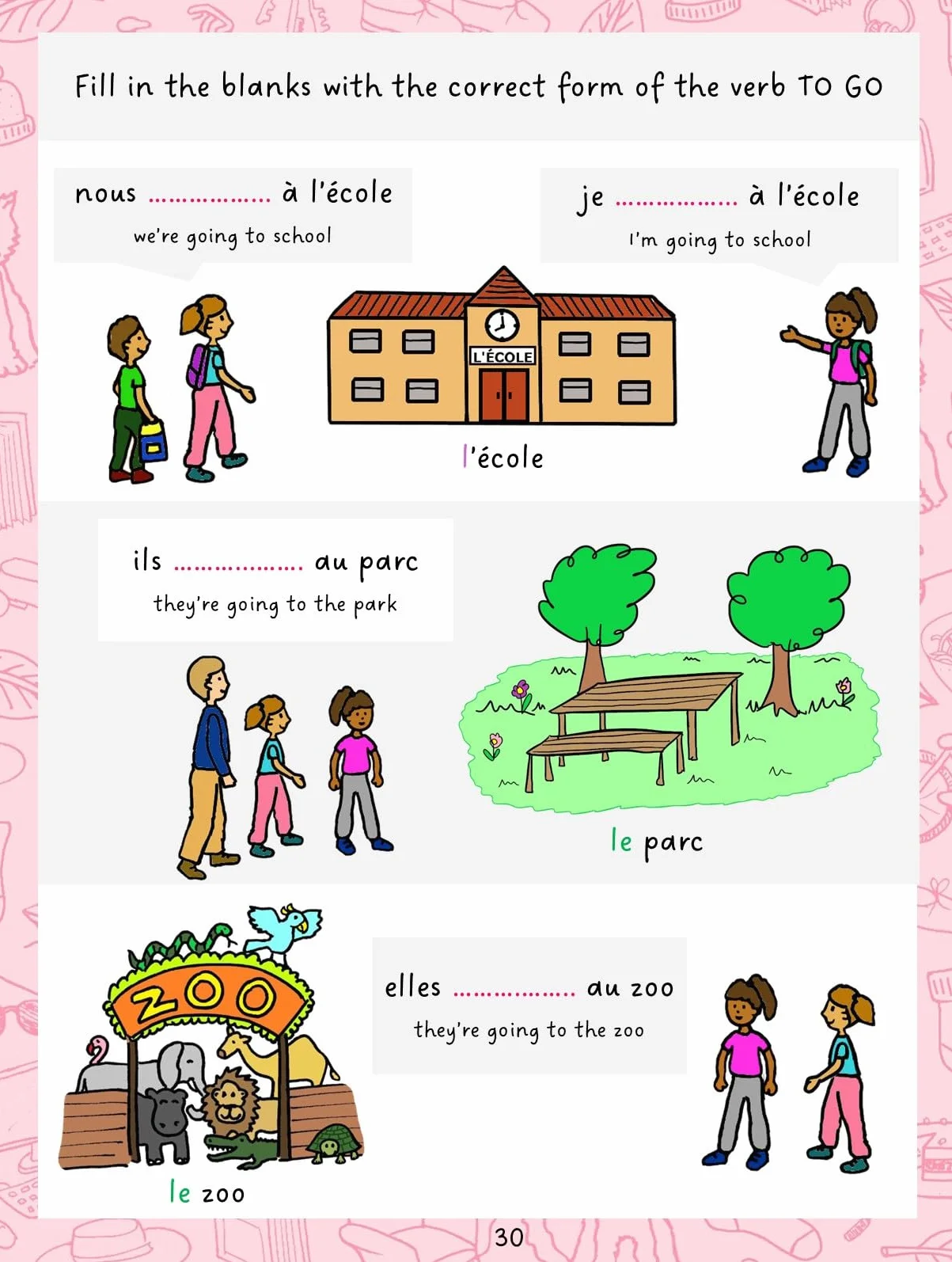 Easy French for Children 2: Activity Book For Beginners With Online Videos - Ages 6+