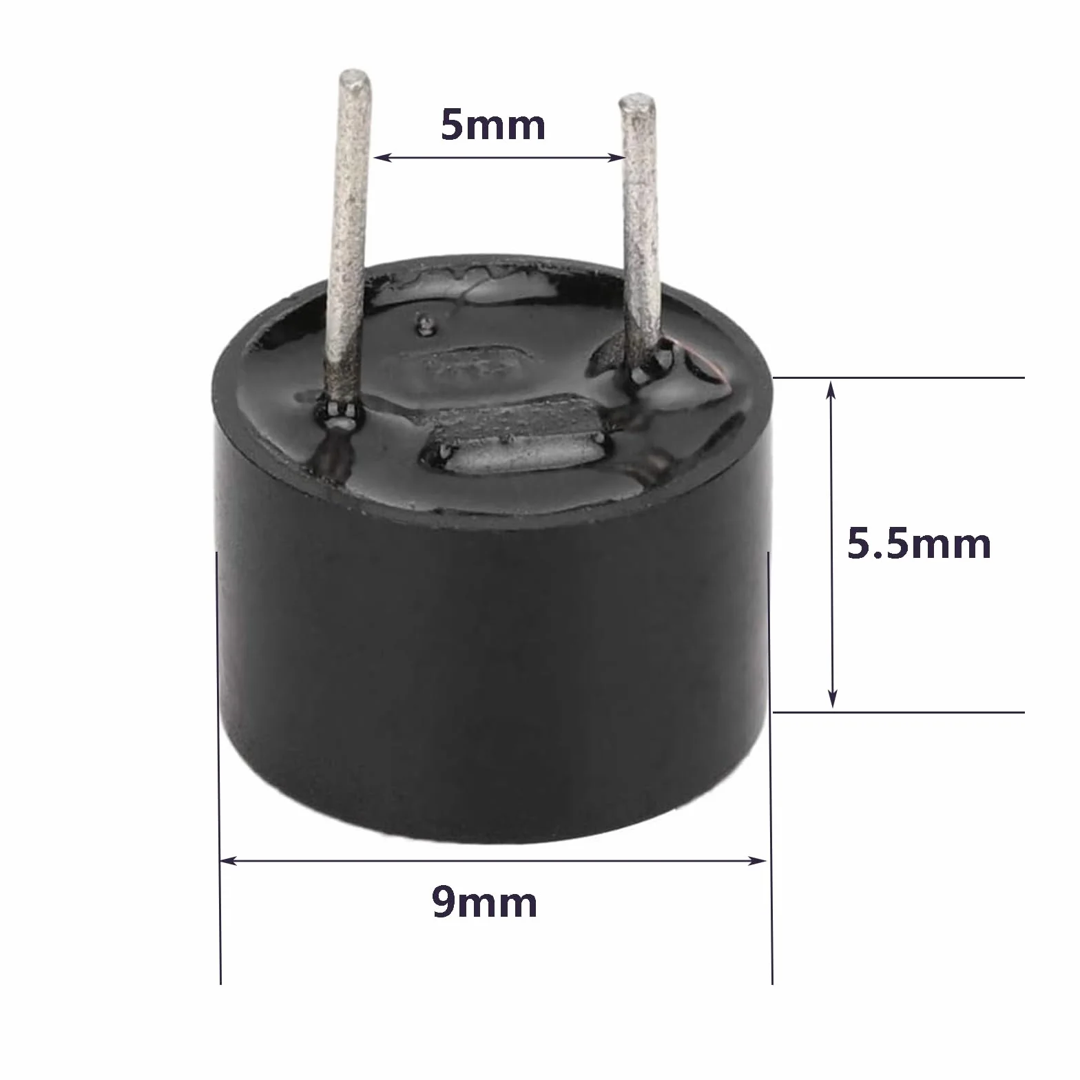 20 szt. 3 V Active Piezo Buzzer Alarm Czujnik, elektromagnetyczny beeper, aktywny alarm piezoelektryczny, do alarmu sygnałowego, 9 x 6 mm/9 x 5,5 mm