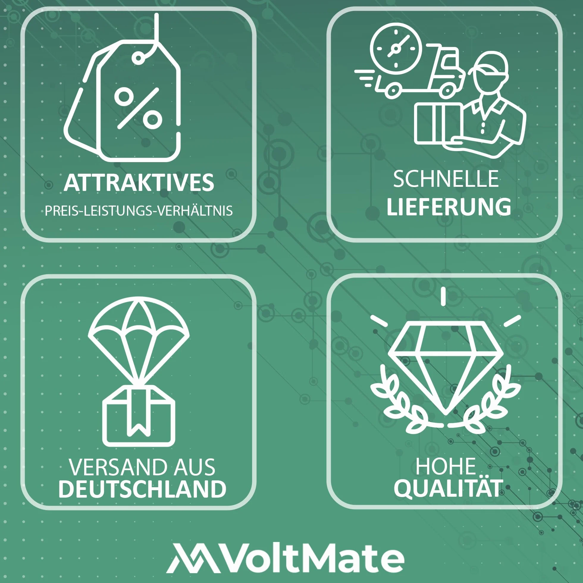 VoltMate 1 x wyświetlacz OLED o przekątnej 0,96 cala i interfejsem I2C – korzystanie z chipa SSD-1306 o rozdzielczości 128 x 64 pikseli dla wyraźnego obrazu w białej czcionce – kompatybilny z
