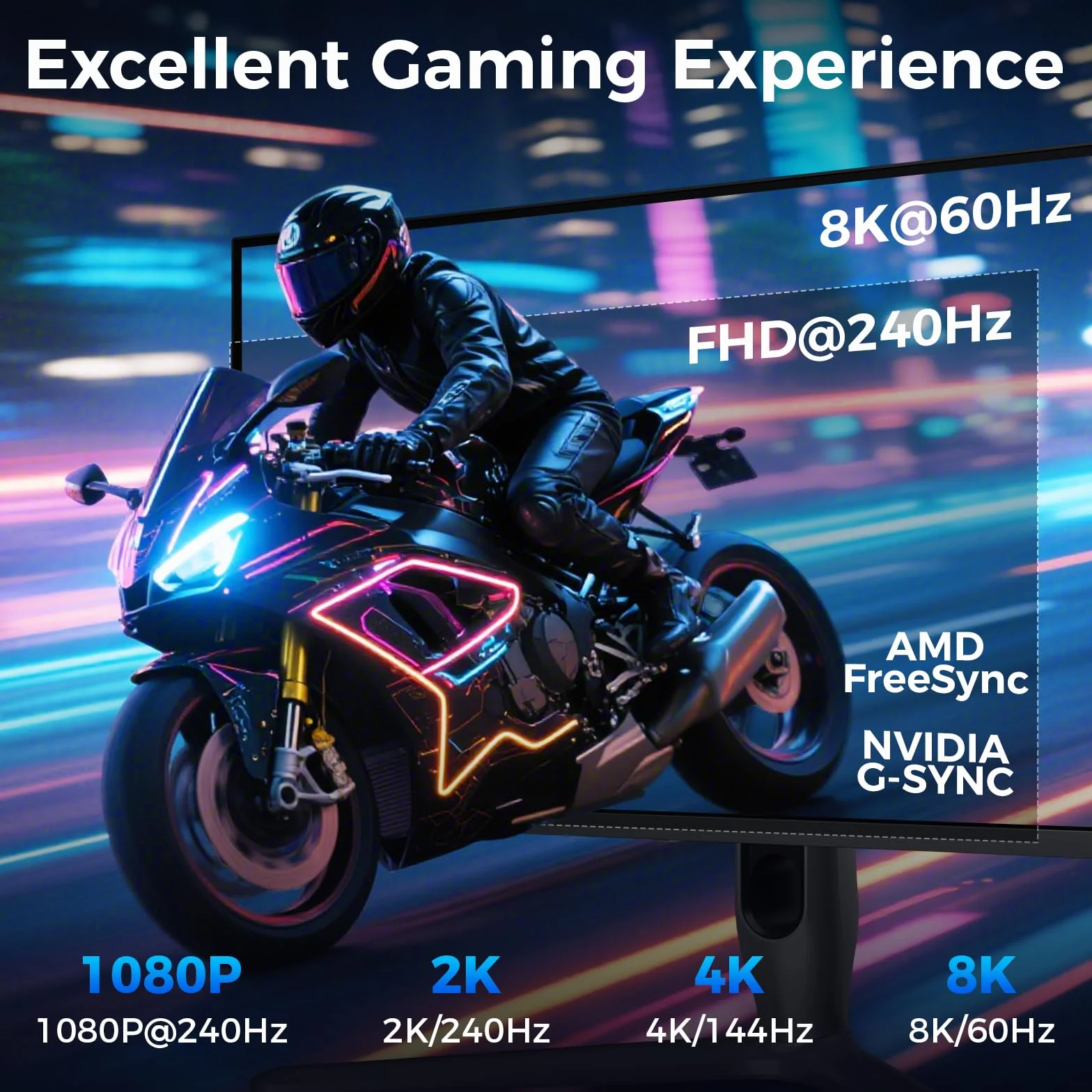 Kabel DisplayPort 2M, Display Port 1.4, Kabel DP Obsługa 8K@60Hz, 4K@144Hz, 2K@240Hz, 32.4Gbps, HBR3 HDR, DSC 1.2, G-Sync FreeSync, Kabel Display 2.0 Lead dla Laptopa Gaming Monitor PC TV - Niebieski
