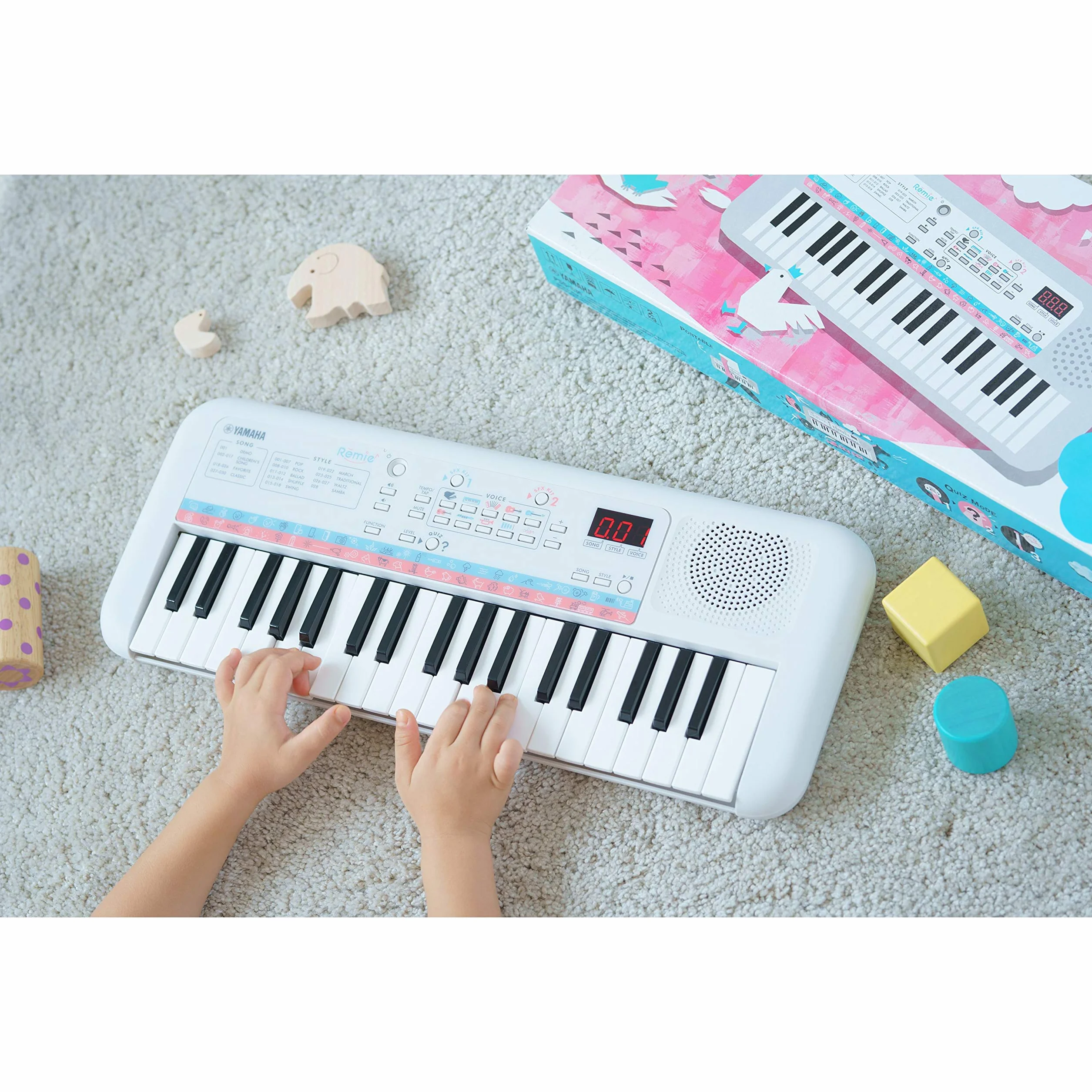 Yamaha Remie Pss-E30 Mini Keyboard, Biały, 37 Klawiszy