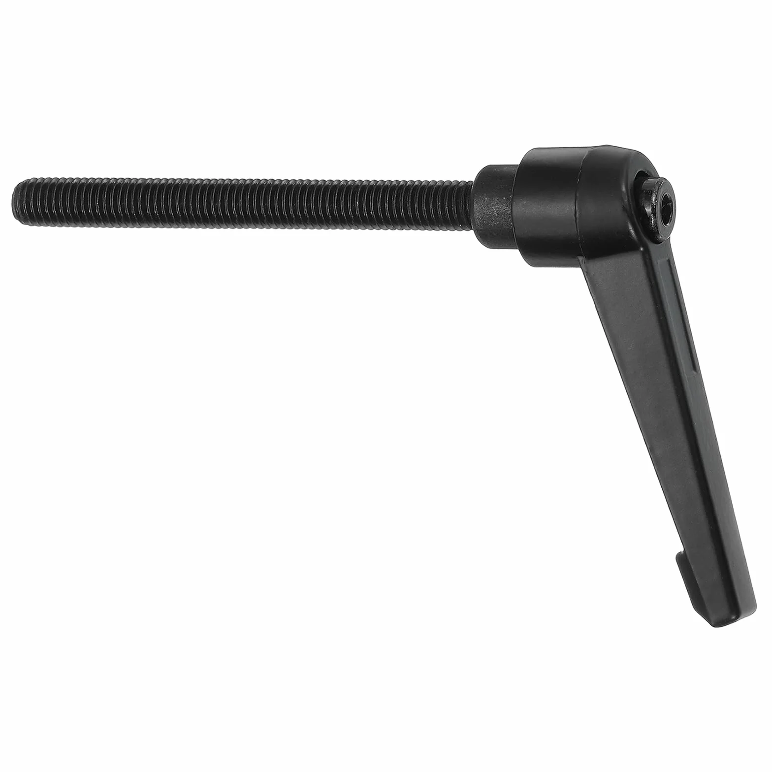 QUARKZMAN M8 x 80 mm regulowany uchwyt mocujący męski przycisk grzechotki zwalniający dźwignia blokująca, regulowana metalowa rączka do tokarki maszyn, czarna