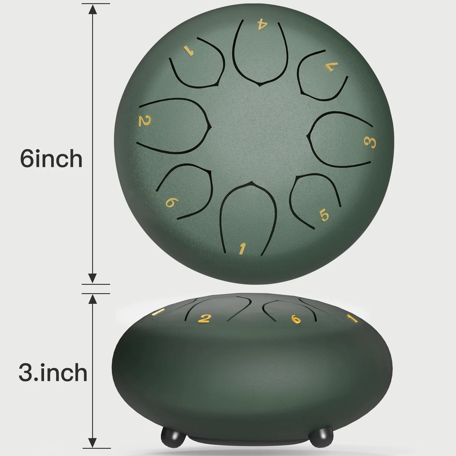 Bęben przeciwdeszczowy na zewnątrz, 15 cm, 8 nut, bęben przeciwdeszczowy do instrumentu ogrodowego, wodoodporny, bęben przeciwdeszczowy czakry, na zewnątrz, z torbą na bęben, książką muzyczną,
