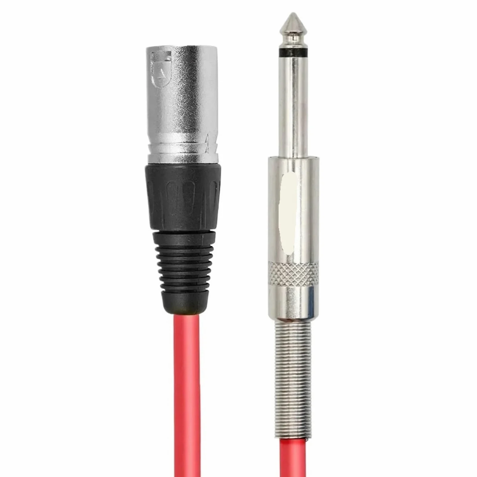 Kabel instrumentalny XLR 3-pinowy do męskiego kabla monofonicznego 6,35 mm (1/4") kabel mikrofonowy (15 m)