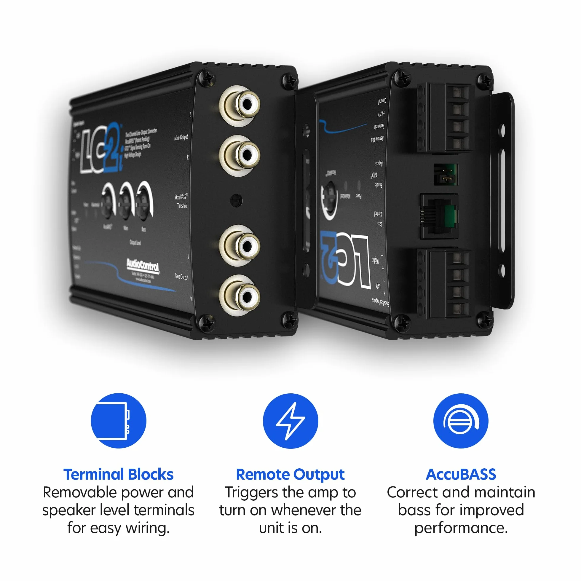 AudioControl Audio Control Lc2I 2-kanałowy konwerter wyjścia liniowego do dodawania wzmacniaczy do systemu fabrycznego